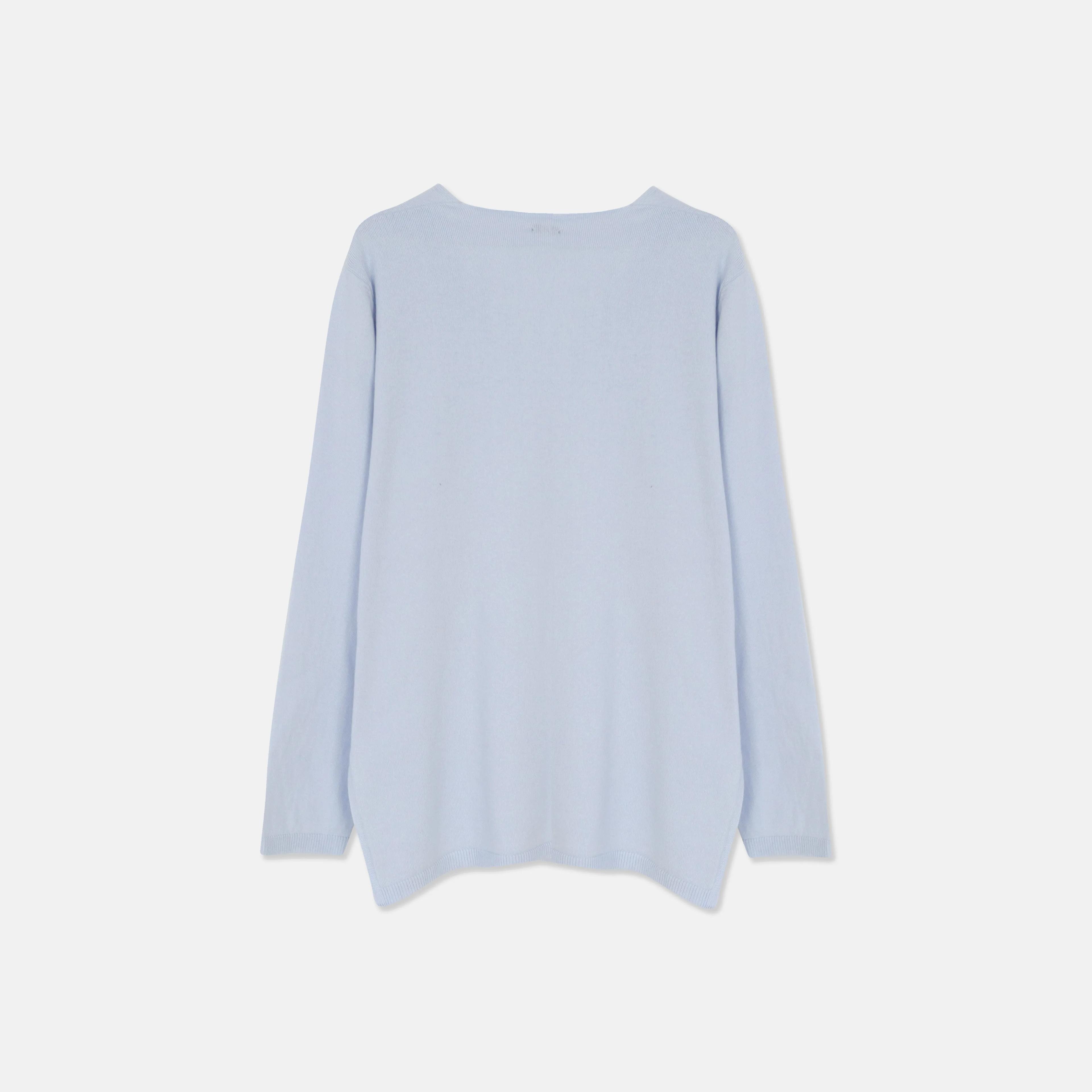 SOFT KNIT V-NECK SWEATER Thumbnail 4