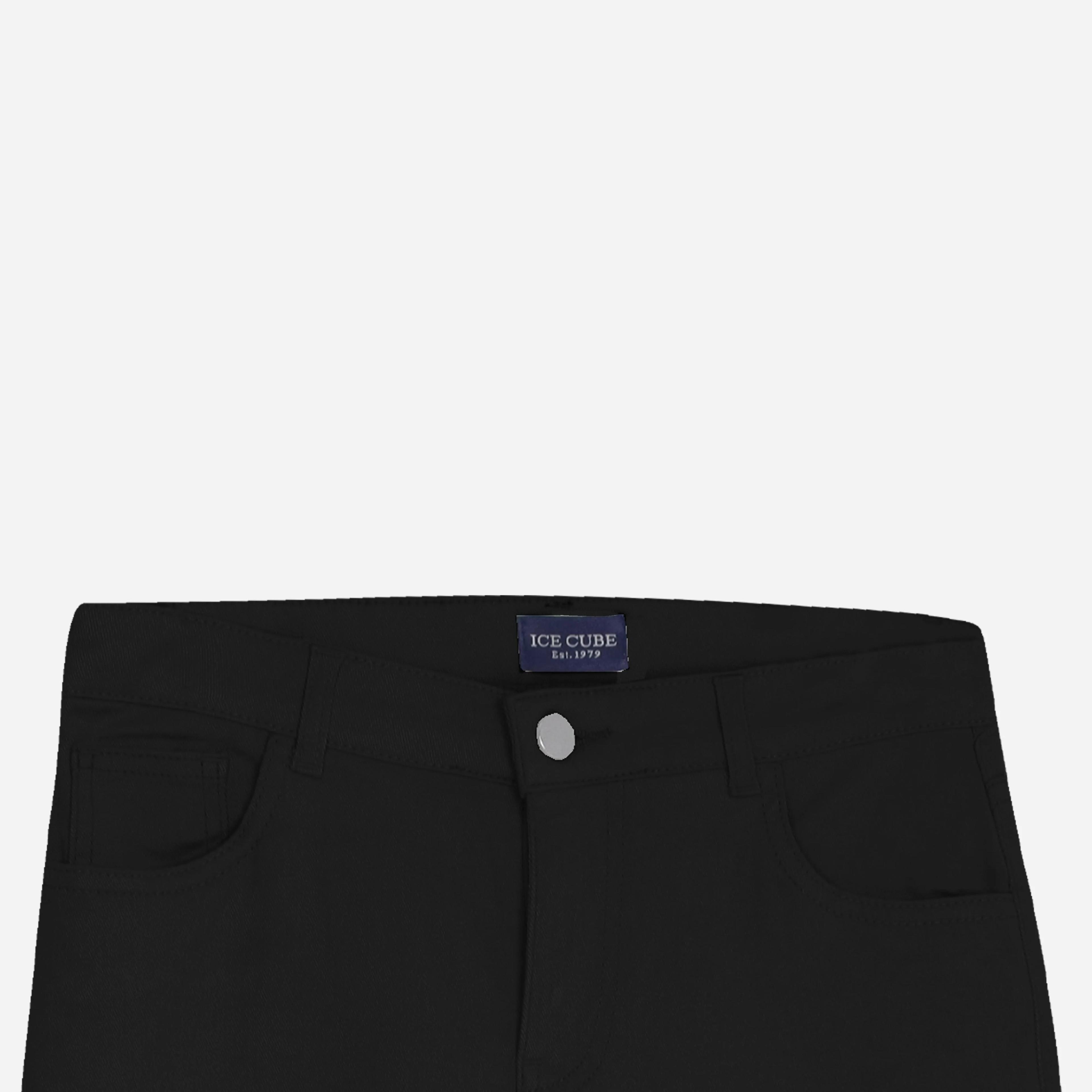 Women's Cotton Linen Spandex Blend Straight Leg Pants Thumbnail 2
