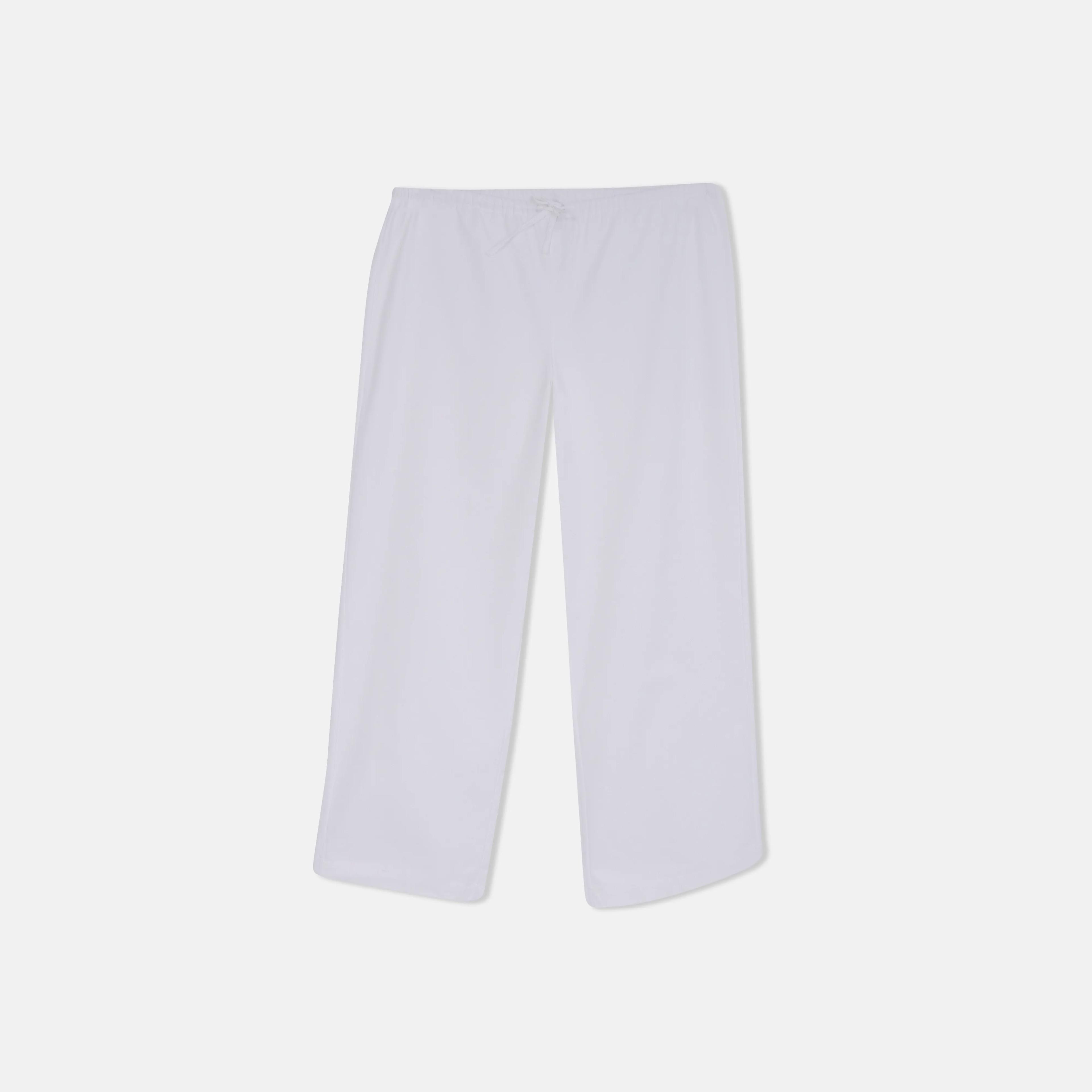 Ladies Cotton Blend Summer Trousers Thumbnail 1