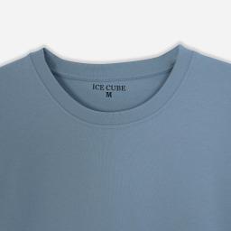 Plain T-Shirt Men's Pure Cotton - Short Sleeve Thumbnail 2