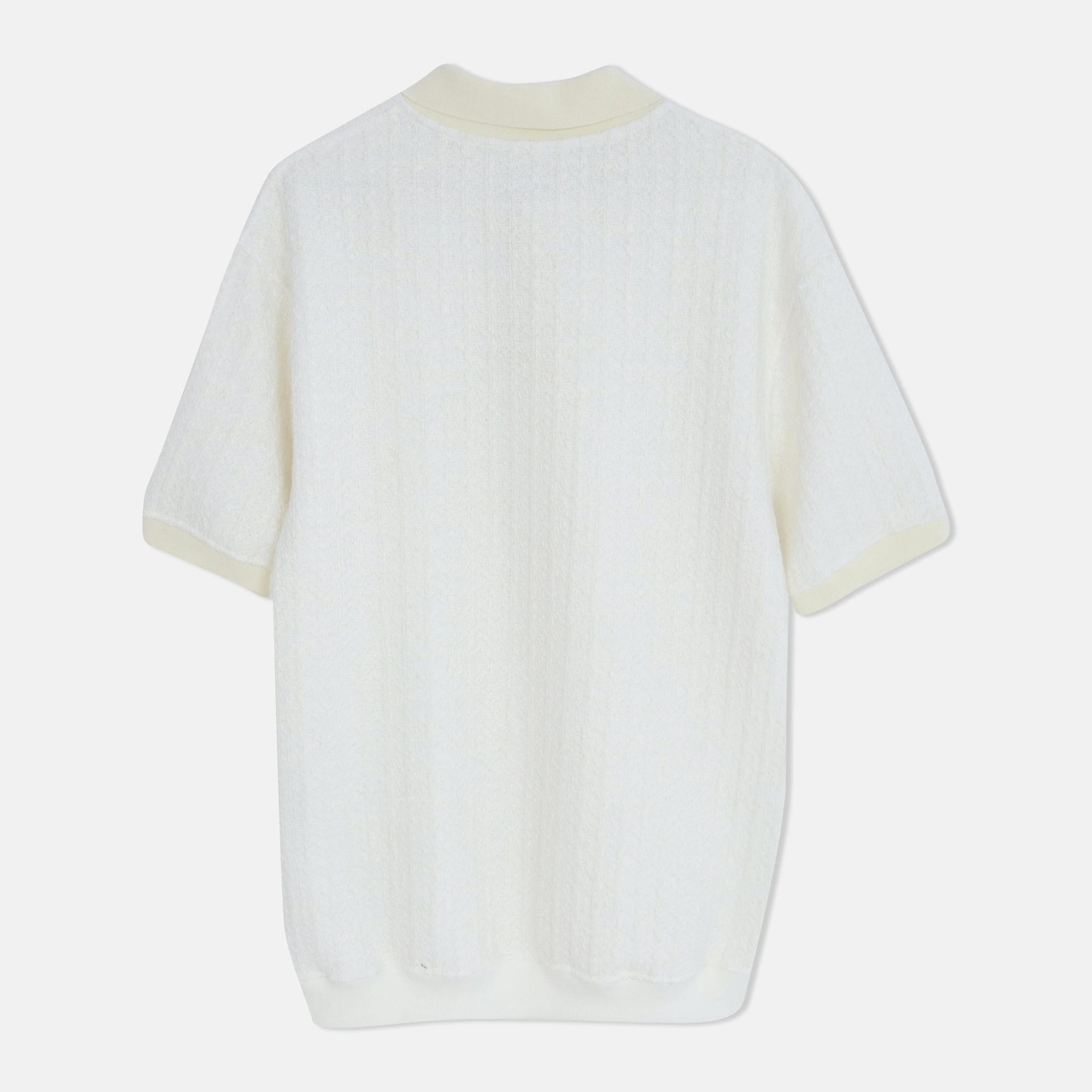 menTextured Comfort Polo. image preview 3