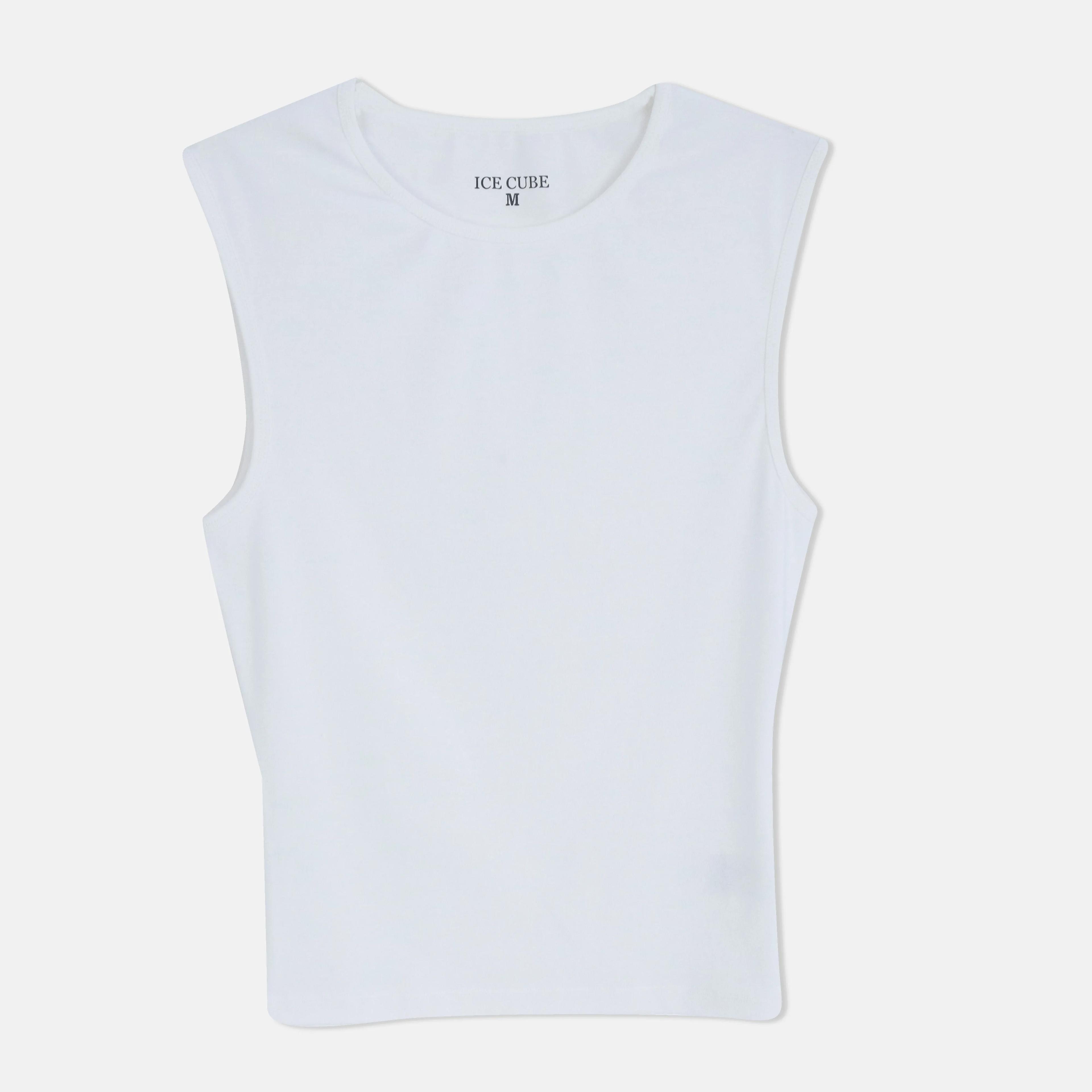 Women no sleeve cotton top Thumbnail 1