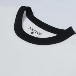 Comfort Fit Printed Ringer T-Shirt - Durable & Stylish Thumbnail 2