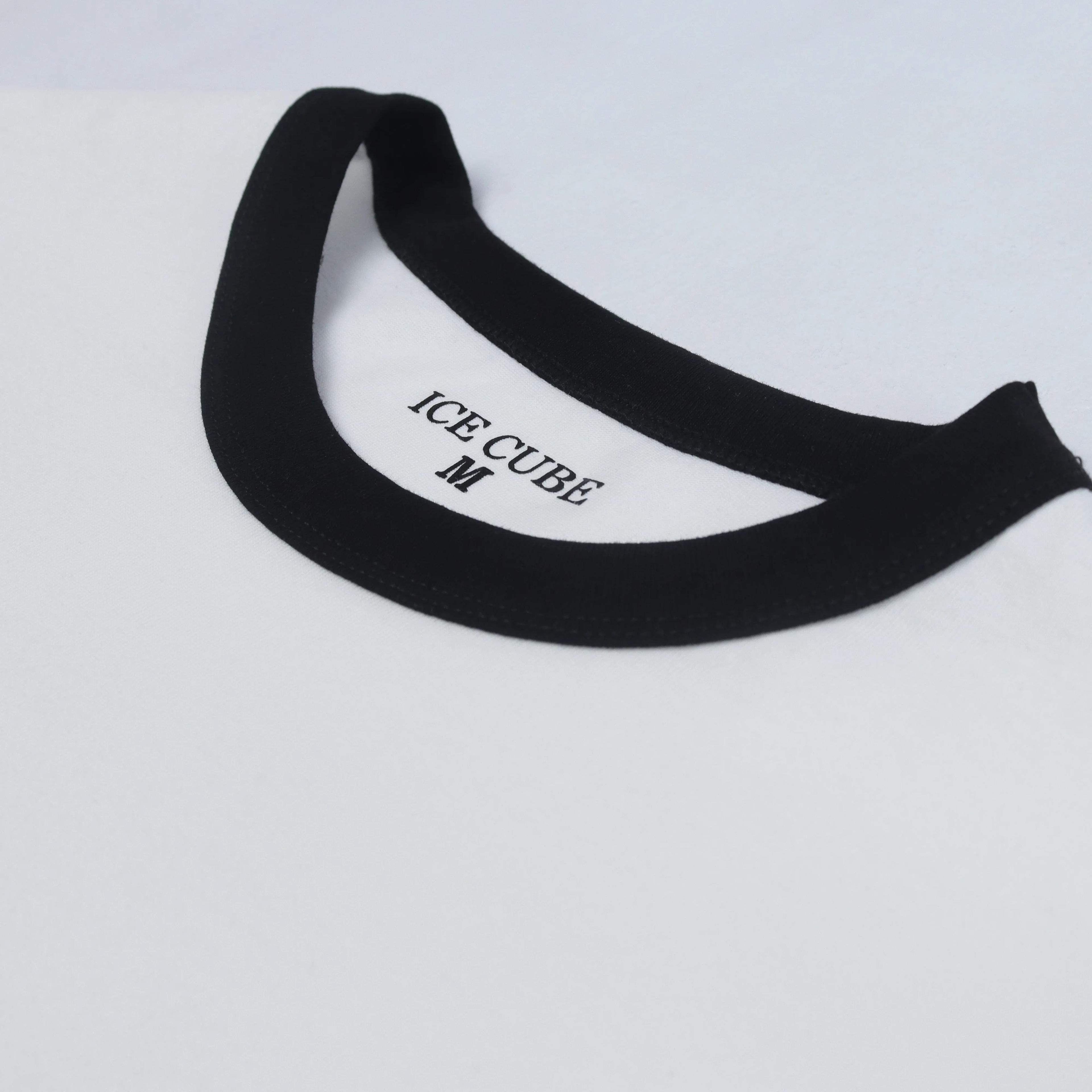 Comfort Fit Printed Ringer T-Shirt - Durable & Stylish Thumbnail 2