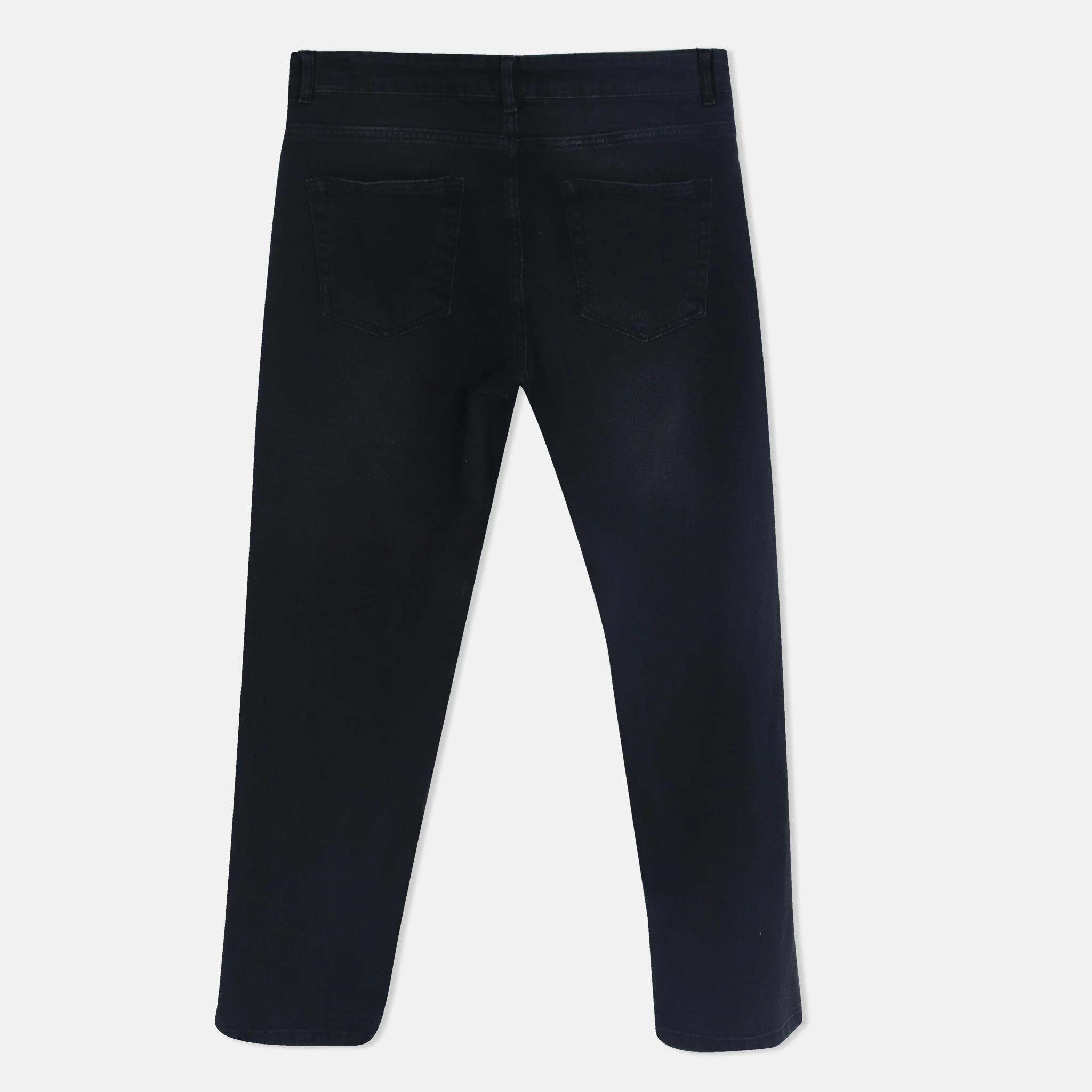 Men Basic Black Jeans image preview 2