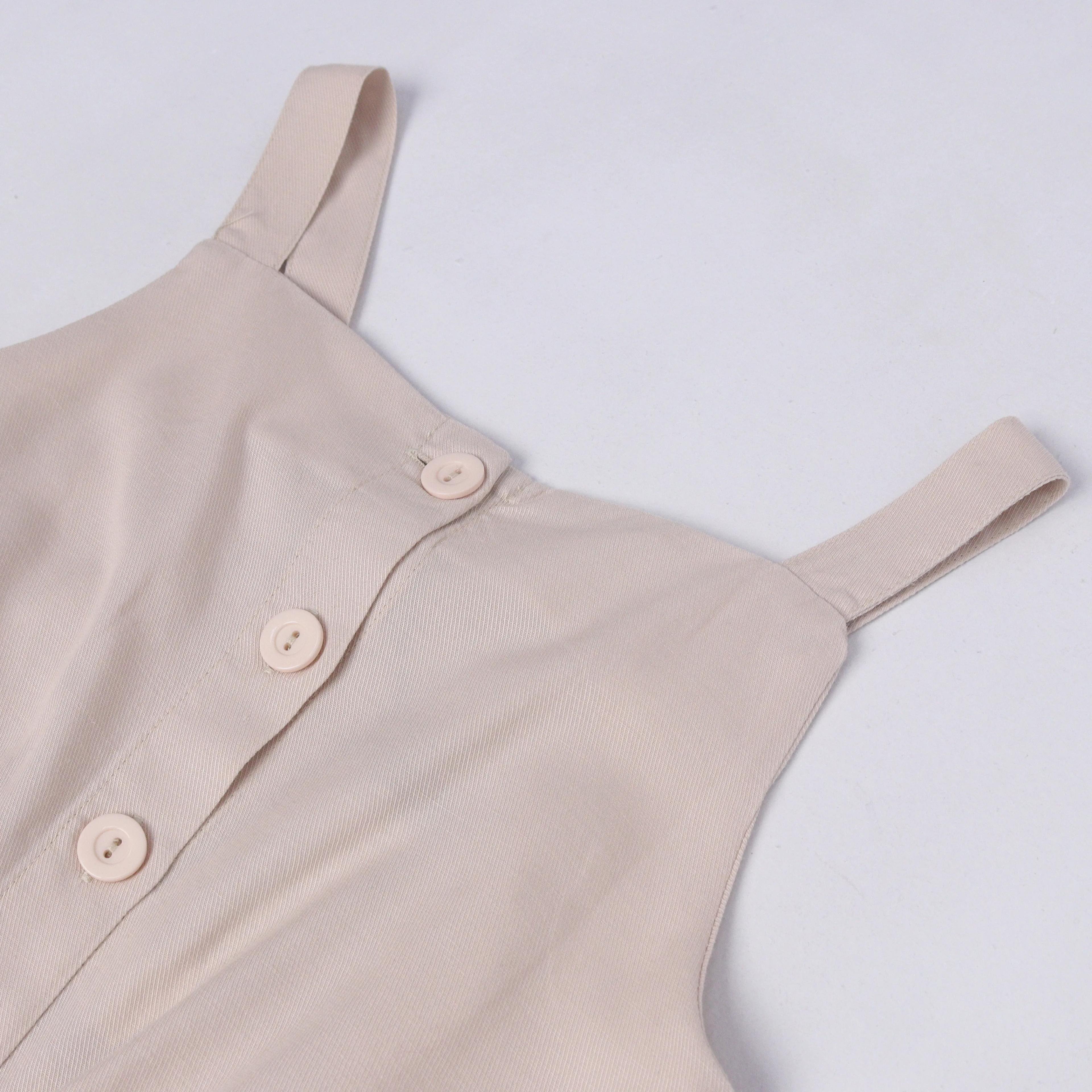 Girls Button-front short jumpsuit Thumbnail 2