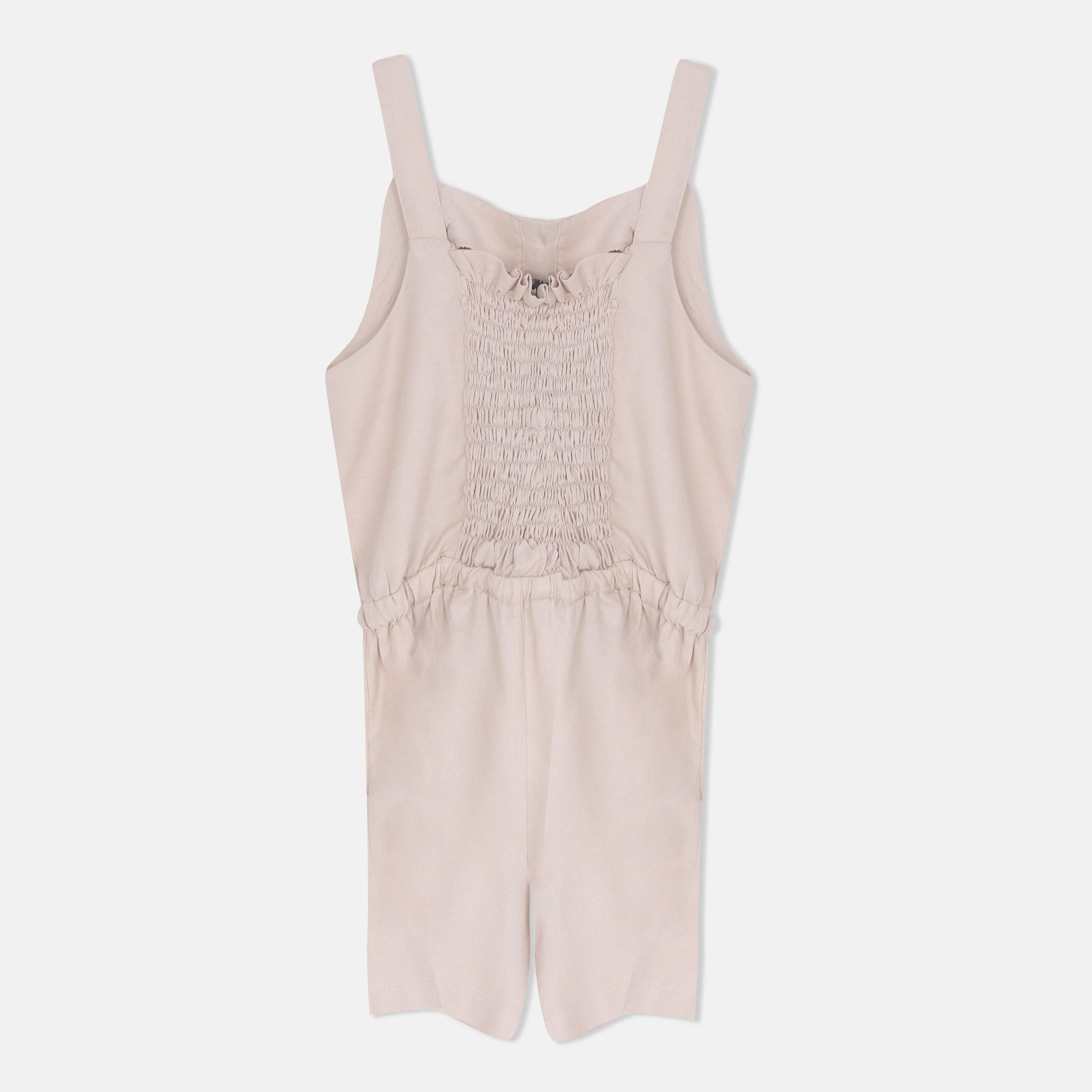 Girls Button-front short jumpsuit Thumbnail 3