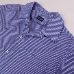 Men's Casual Camp Collar Stripe Shirt Thumbnail 2