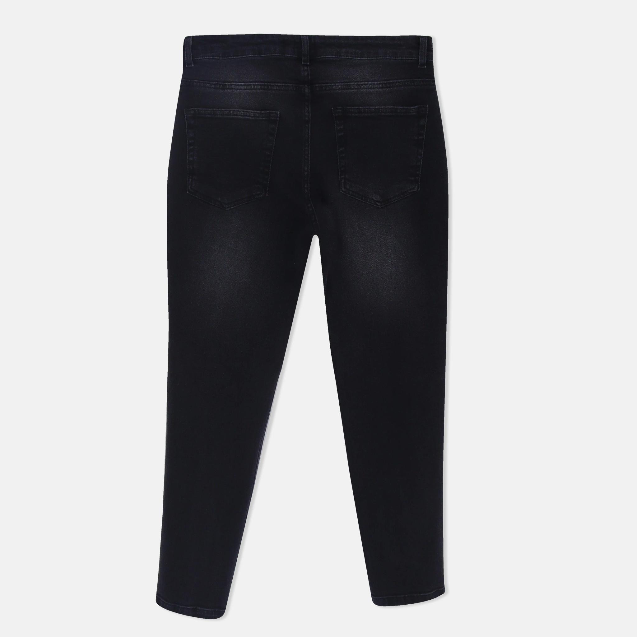Men's Slim Tapered Jeans -  Black image preview 2