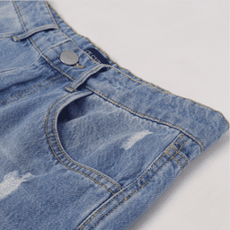 Comfort Fit Men's Distressed Jean Shorts - Summer Ready Thumbnail 2
