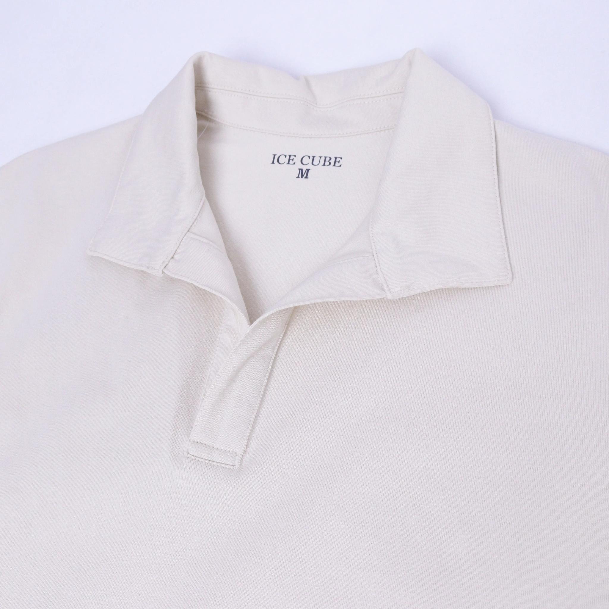 Men's Open Collar Knit Polo Shirt  image preview 2