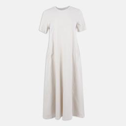 Women's Cotton A-Line Midi T-Shirt Dress Thumbnail 1