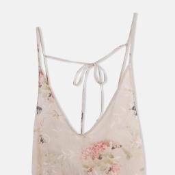 Women's Floral V-Neck Maxi Dress Thumbnail 2