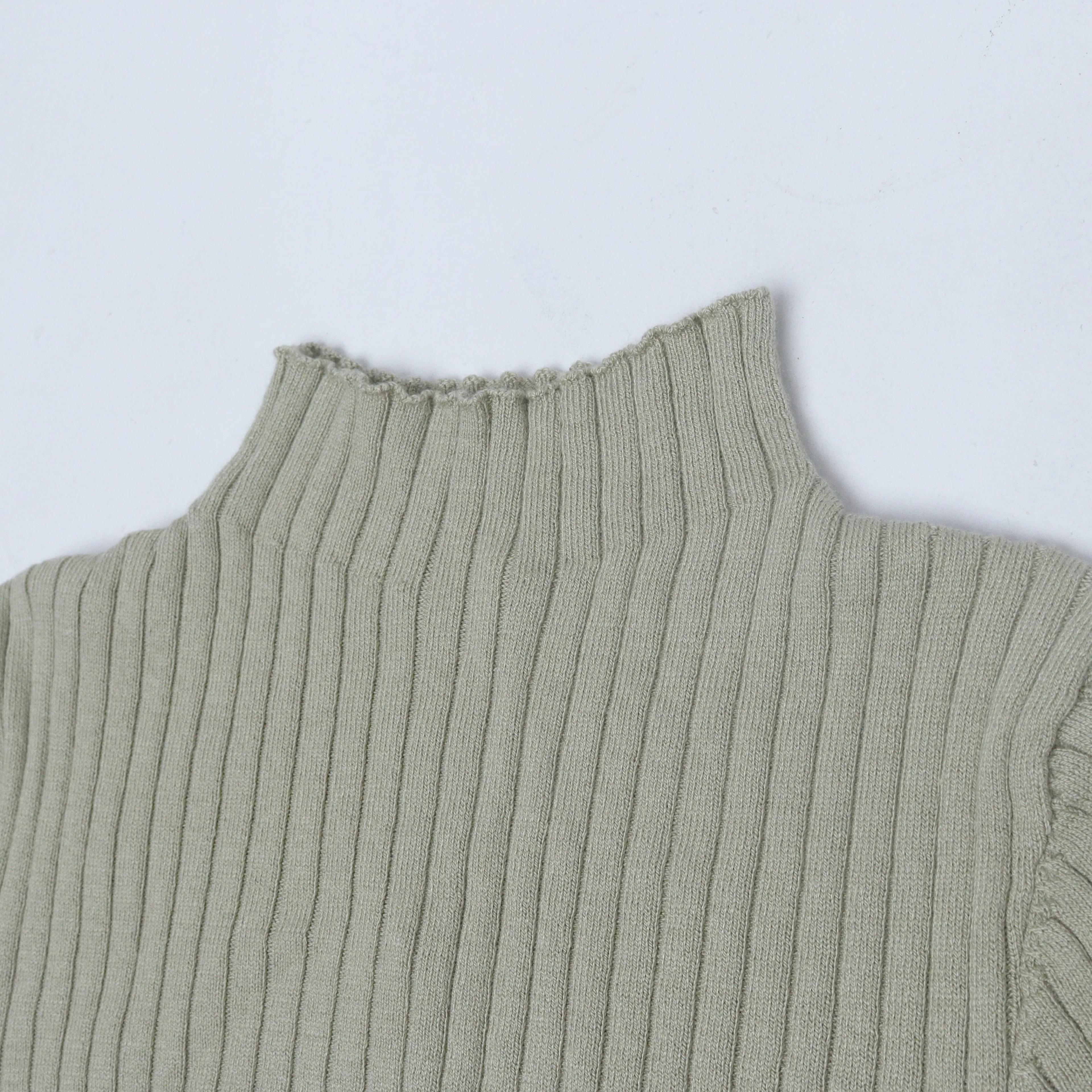 Cable Knit Mock Neck Pullover Thumbnail 2