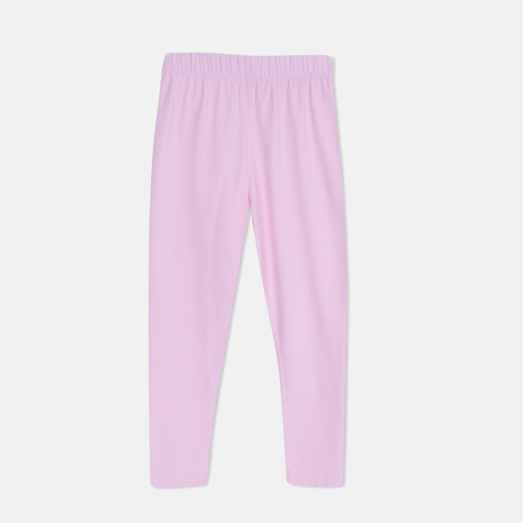 بنطلون ليجنز مطاطي أساسي للبنات alternative product image