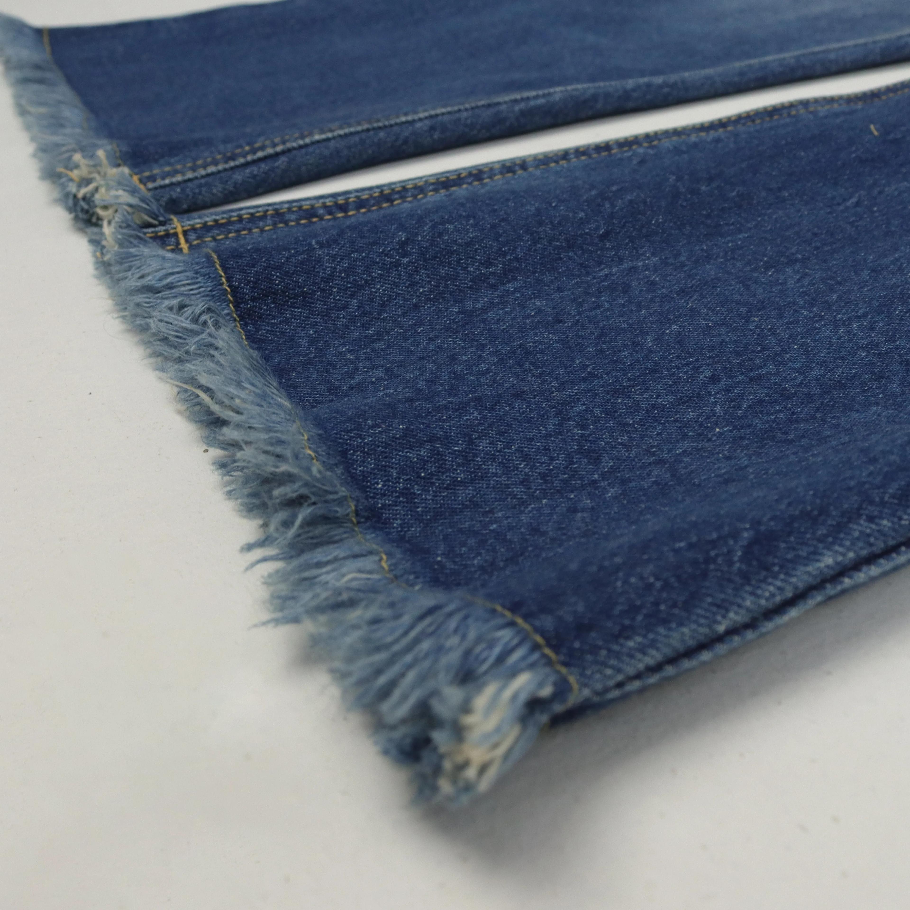Stretch Cotton Straight Leg Jeans in Thumbnail 4