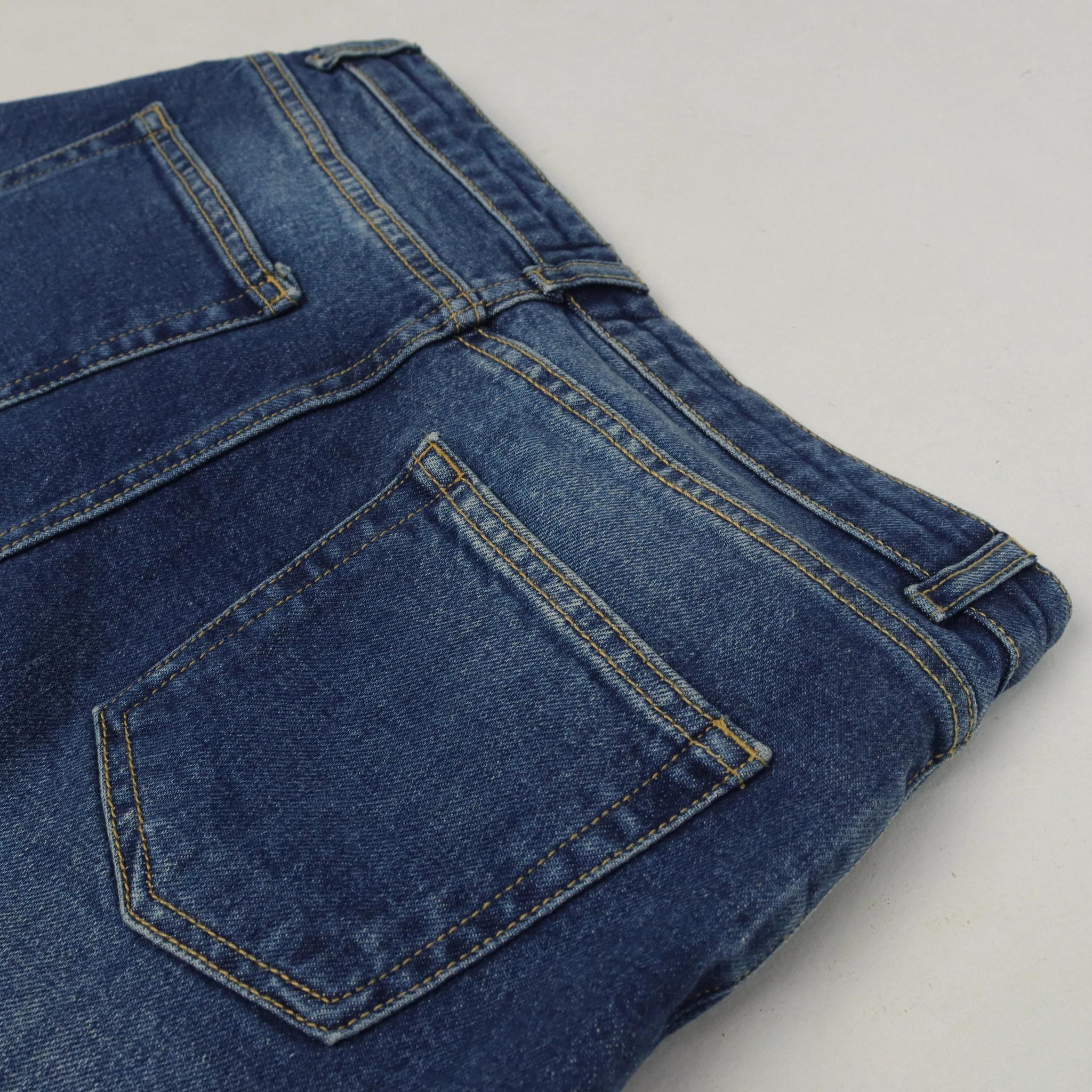 Stretch Cotton Straight Leg Jeans in media preview 5