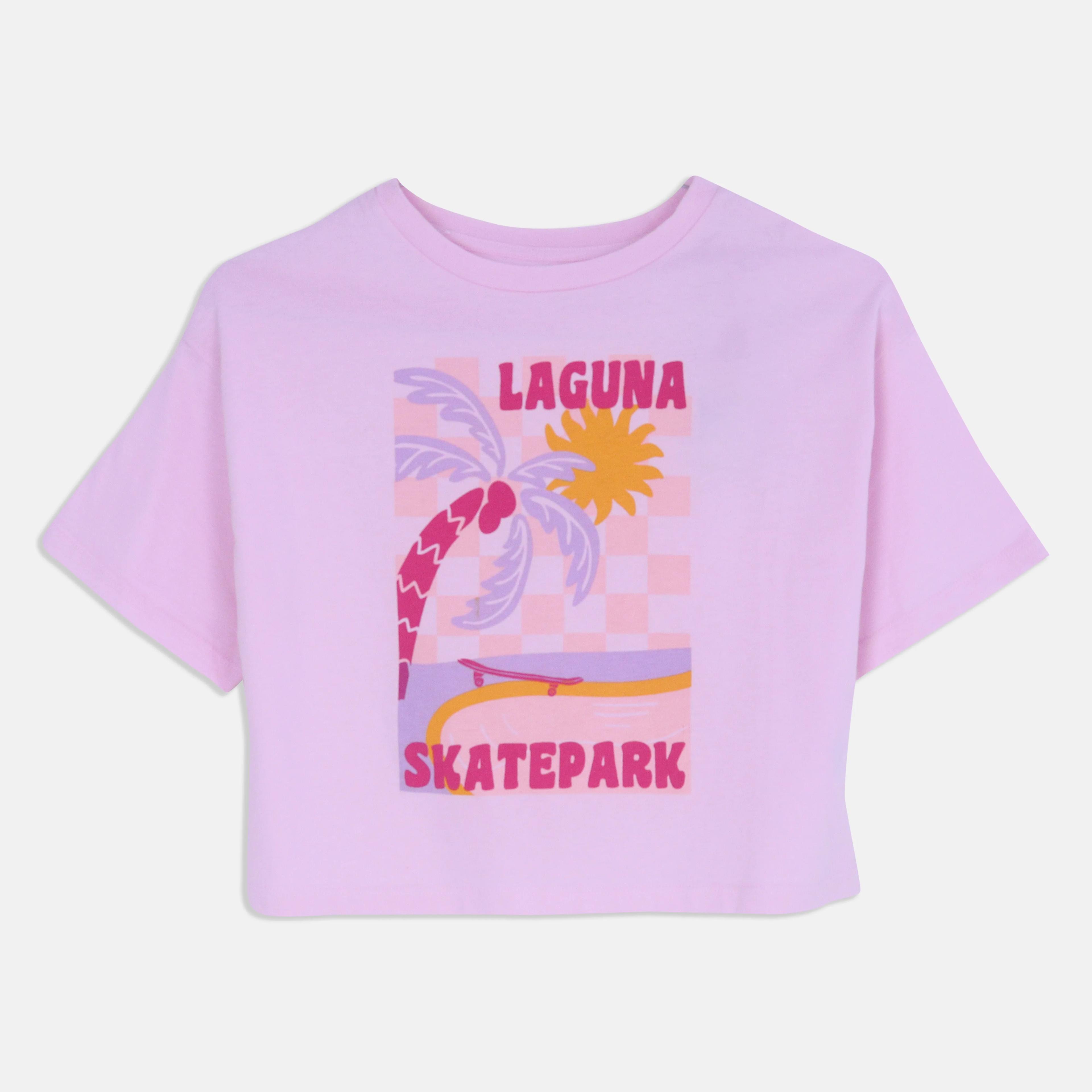 Pink Skate Graphic Tee Thumbnail 1