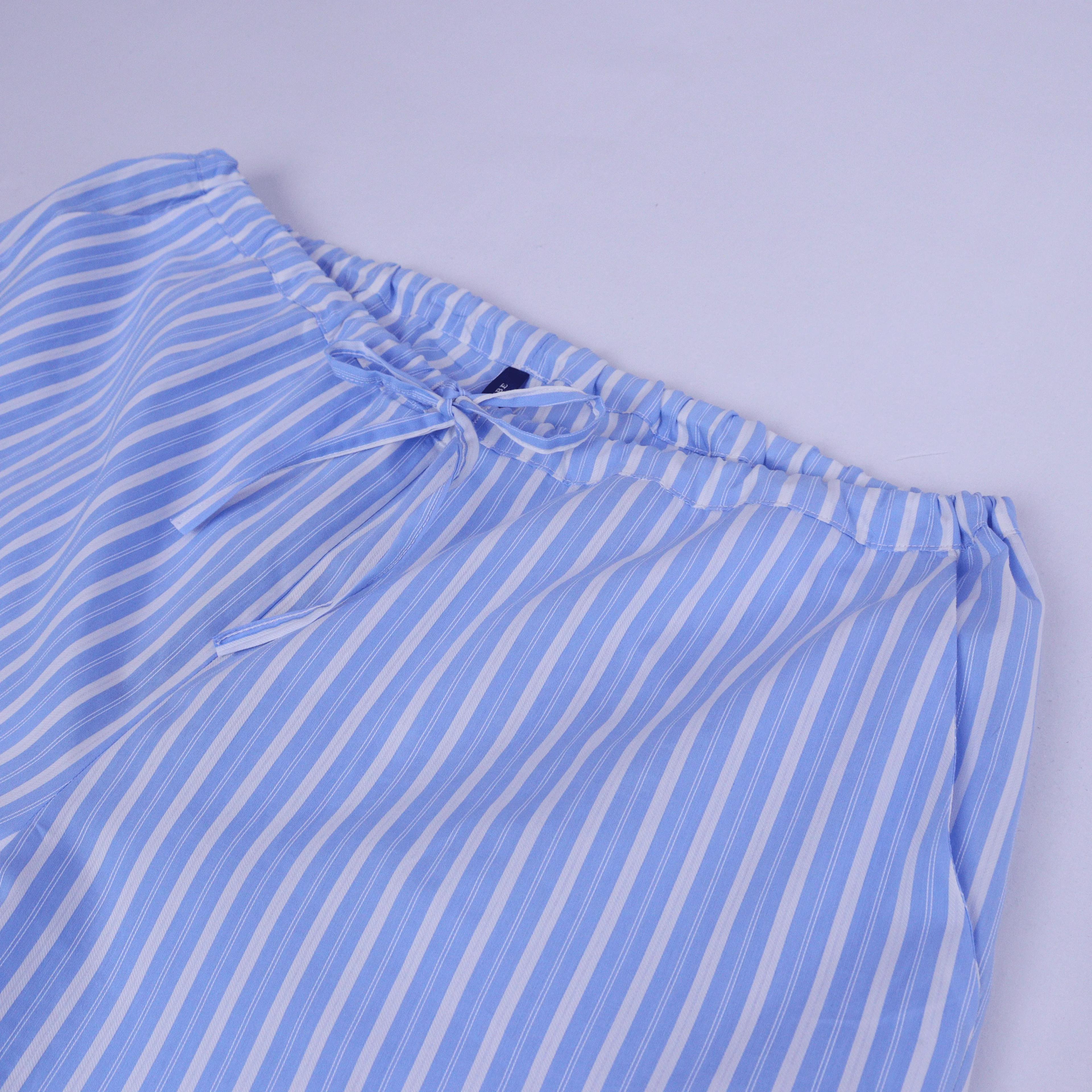 Women's Striped Drawstring Trousers Thumbnail 2