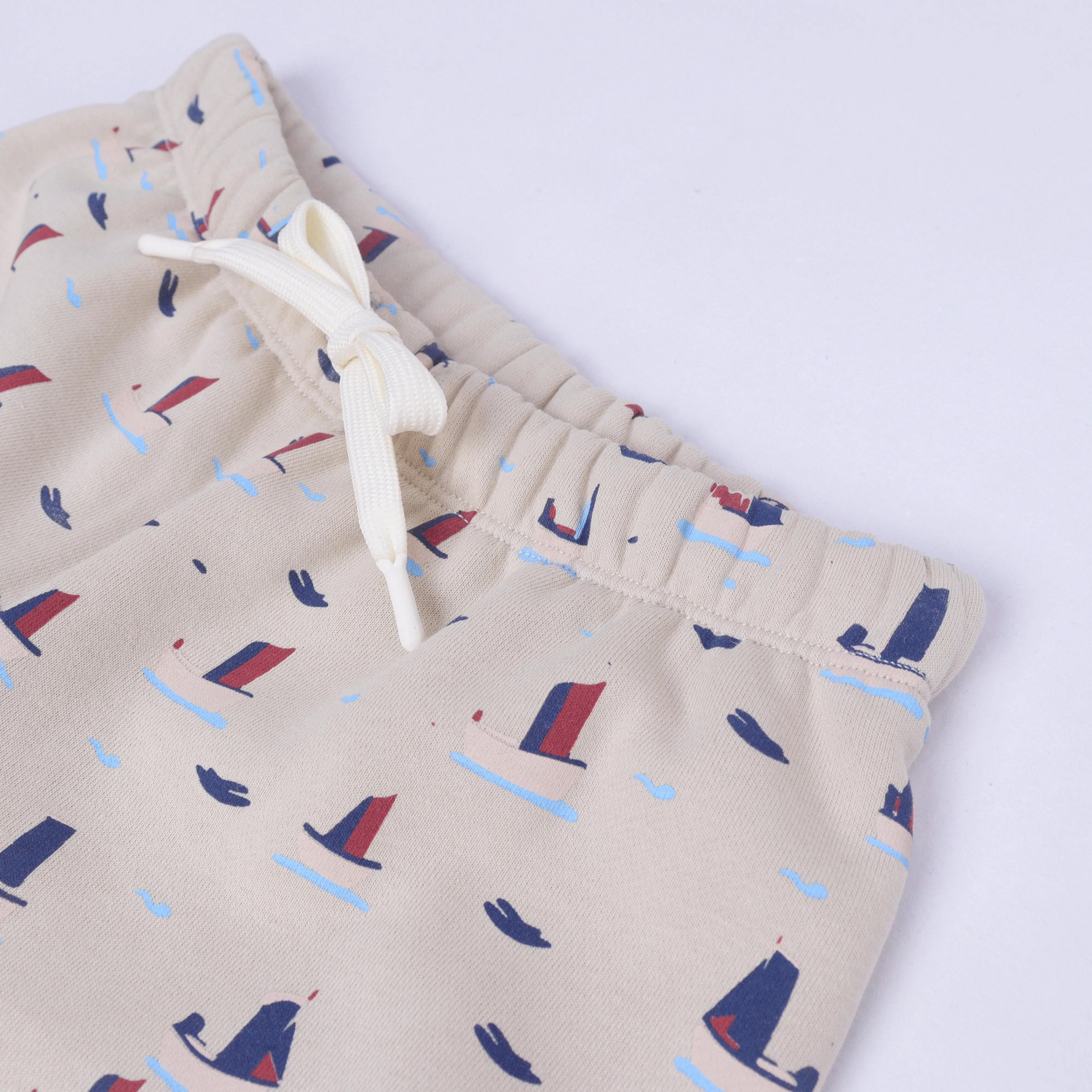 Boys' Cotton Printed Pajama Pants Thumbnail 2