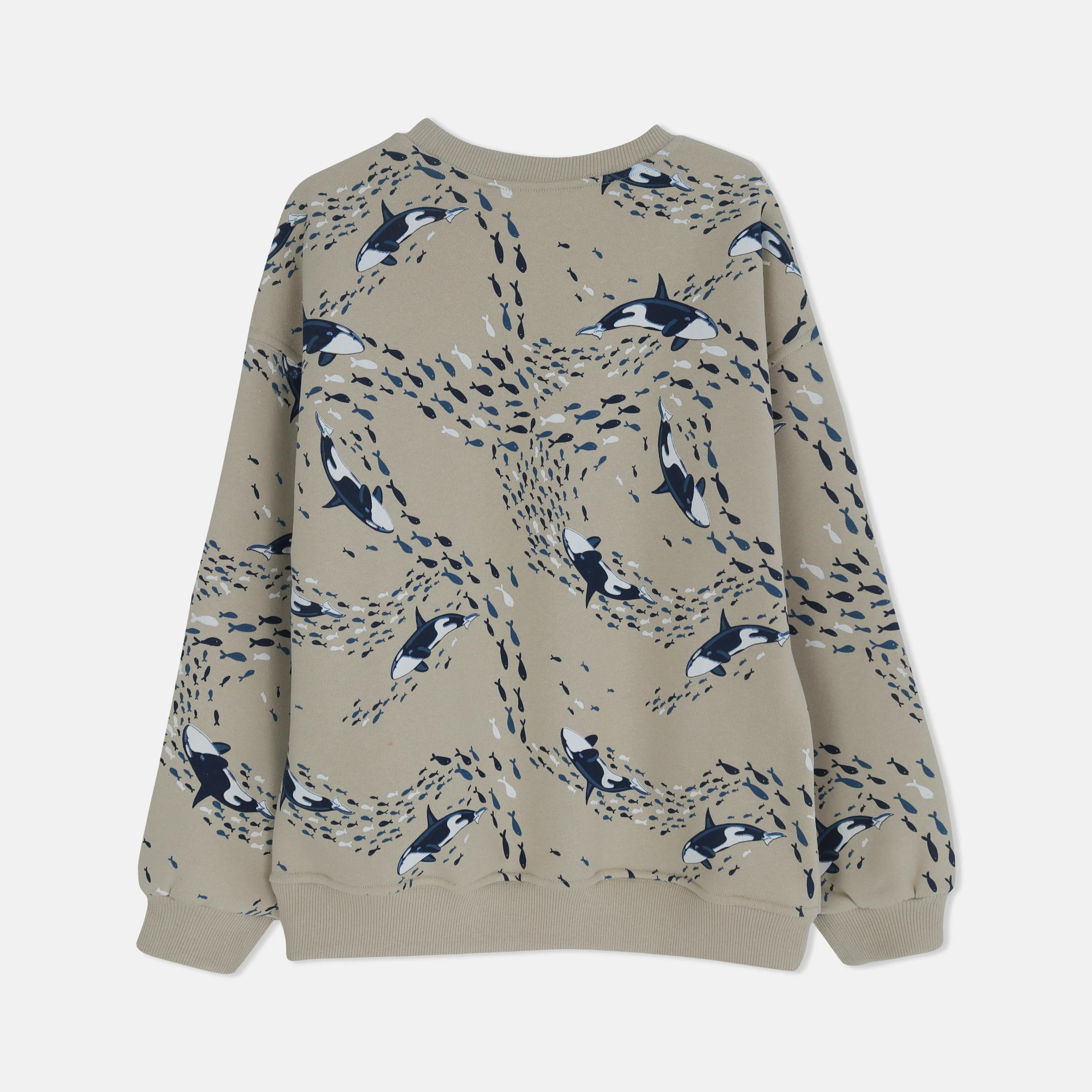 سترات مطبوعة ومتينة برقبة دائرية Thumbnail 3