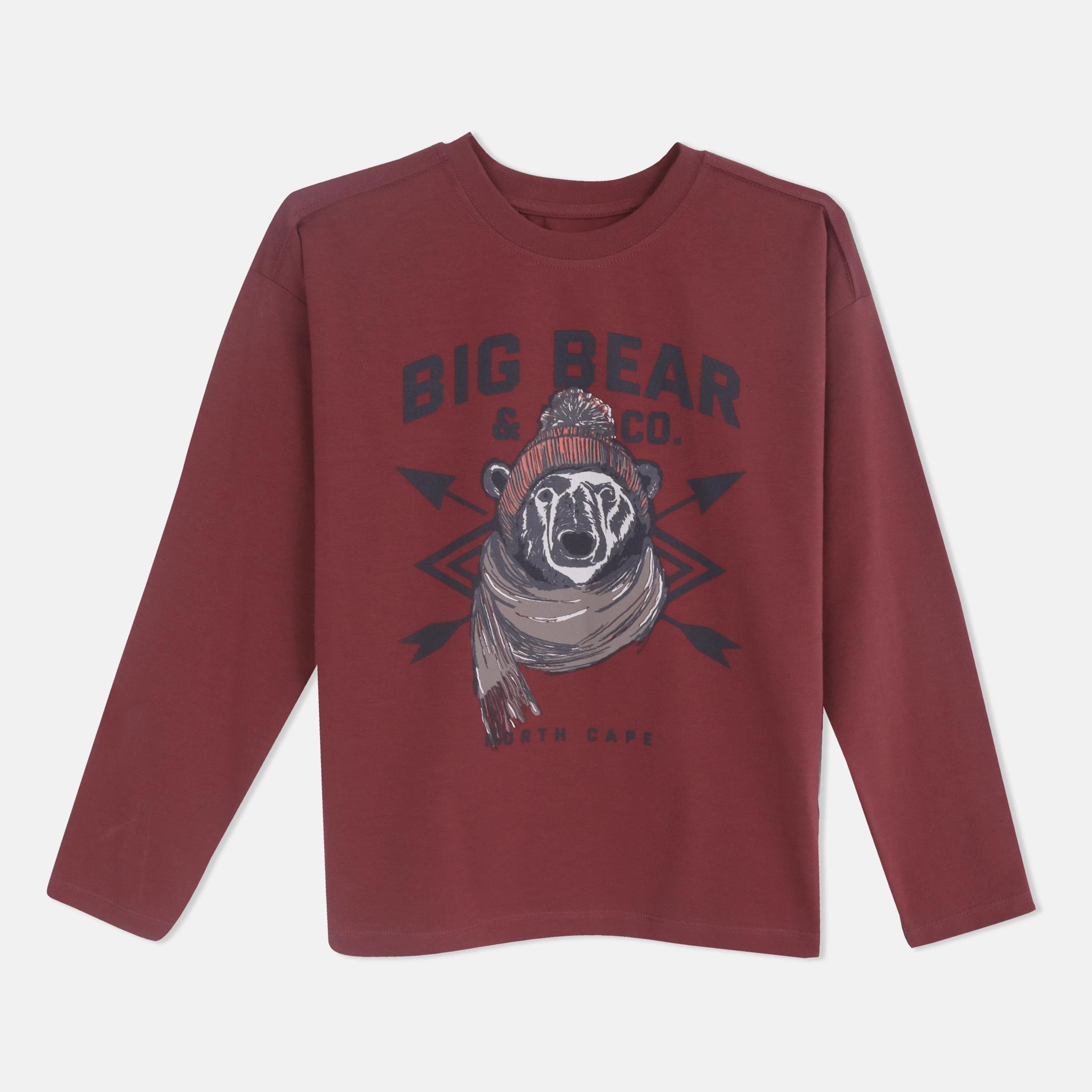 Boy's Long Sleeve Graphic Sweater alternative product image