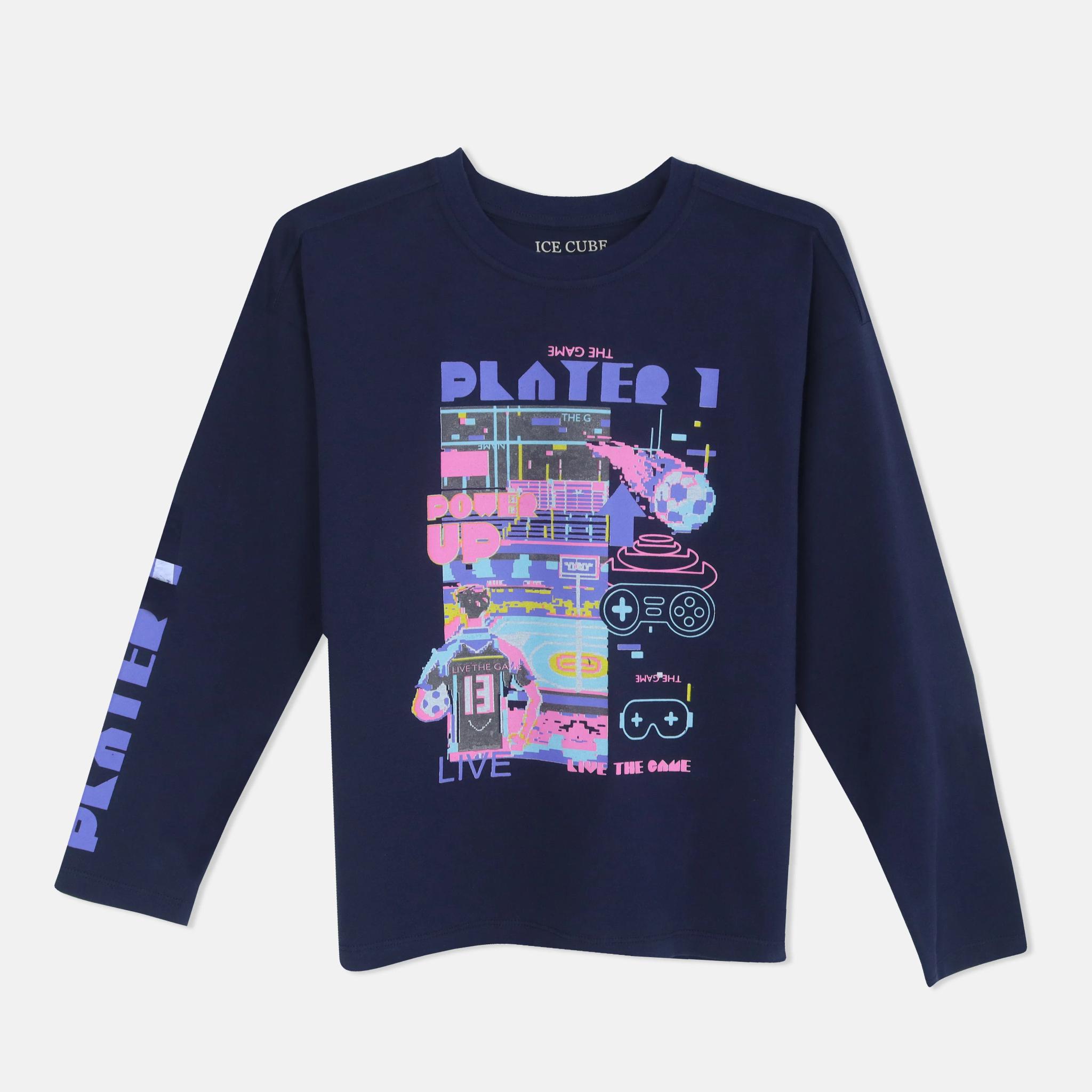 Boys' Retro Arcade Long Sleeve T-Shirt alternative product image