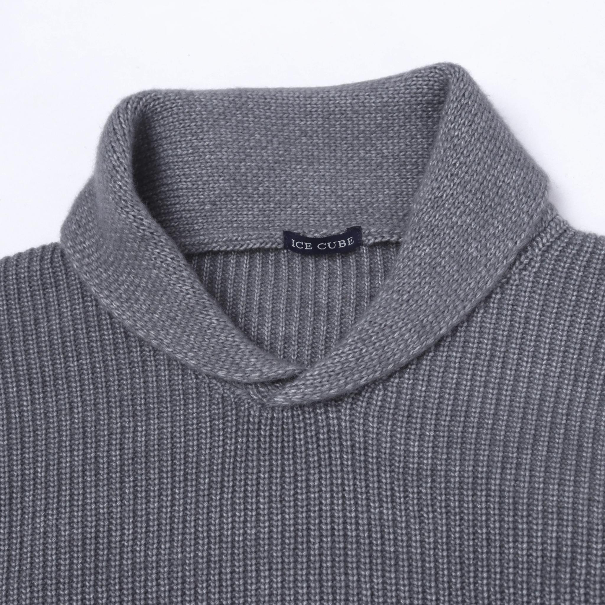 Boys' Shawl Collar Knitted Sweater media preview 2