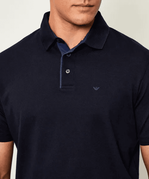 Men's polo shirt with a soft touch and high quality media preview 3