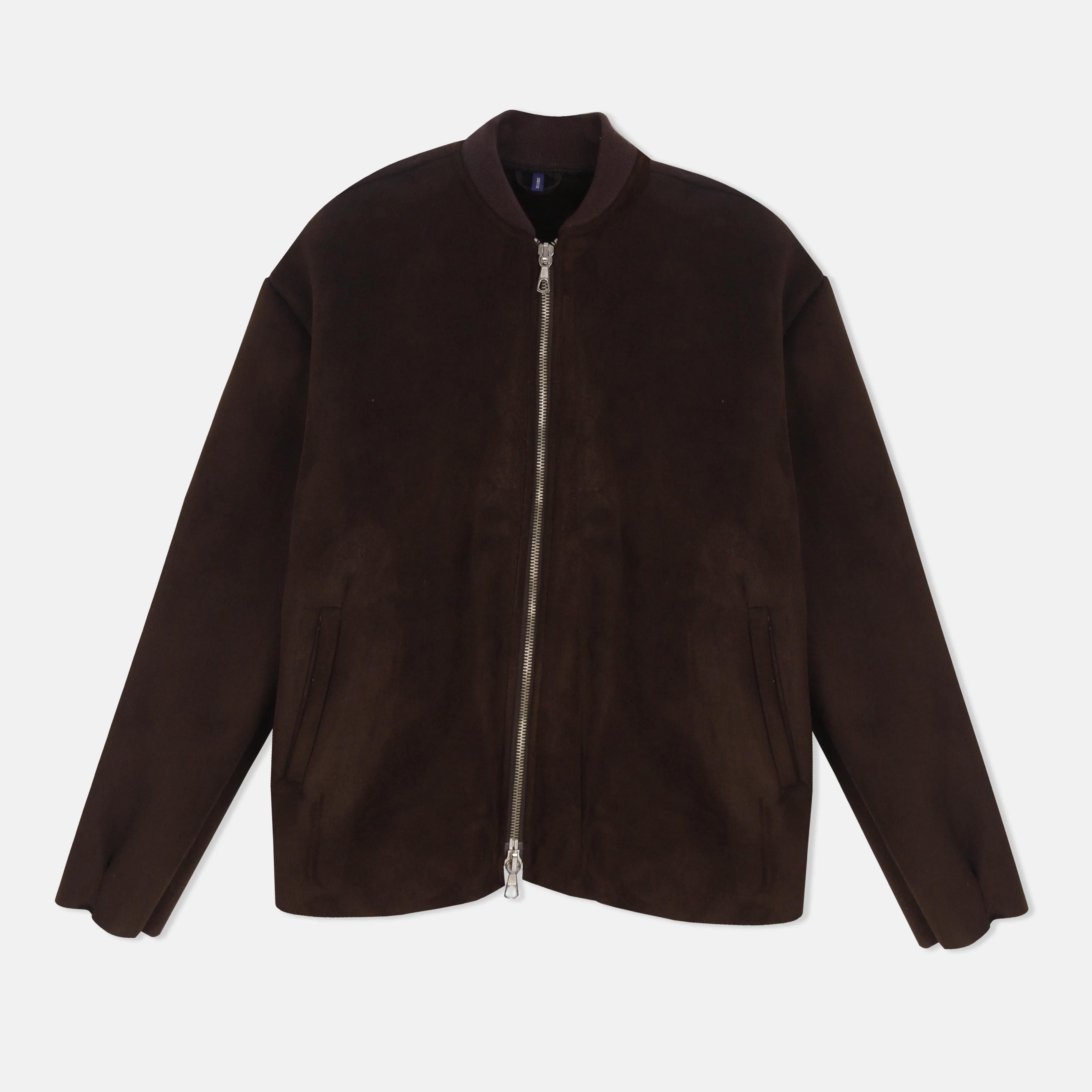 سترة بومبر نسائية من الجلد الصناعي Thumbnail 1