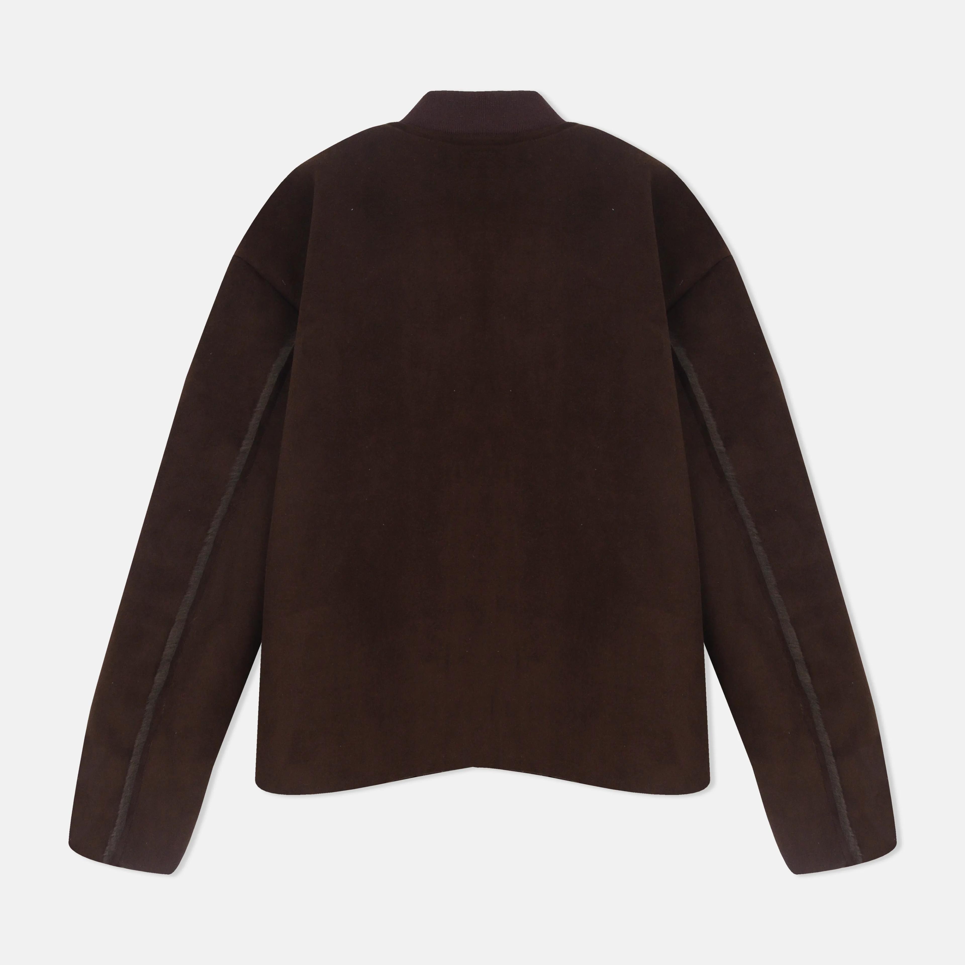 سترة بومبر نسائية من الجلد الصناعي Thumbnail 3