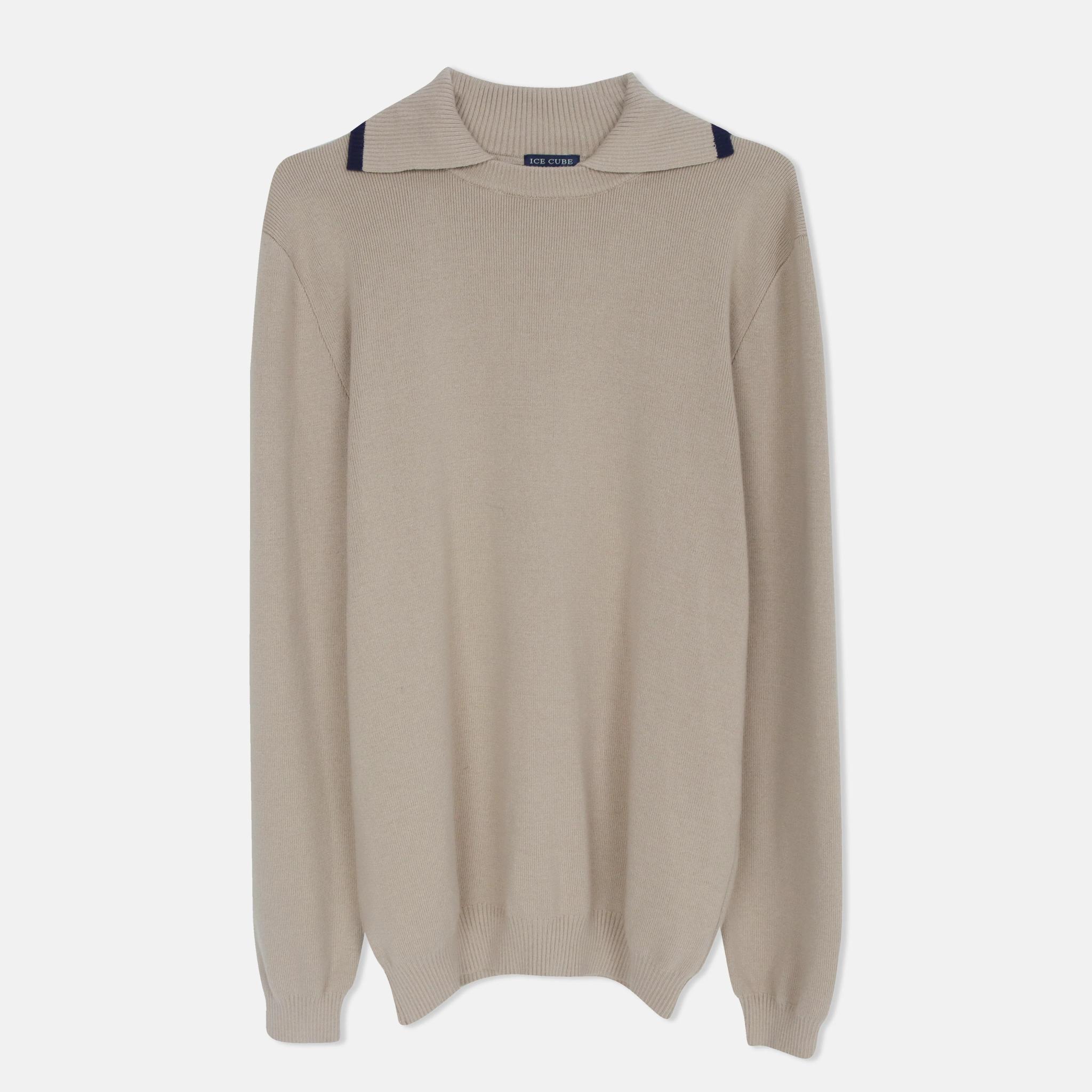 سويت شيرت رجالي بياقة على شكل حرف V alternative product image