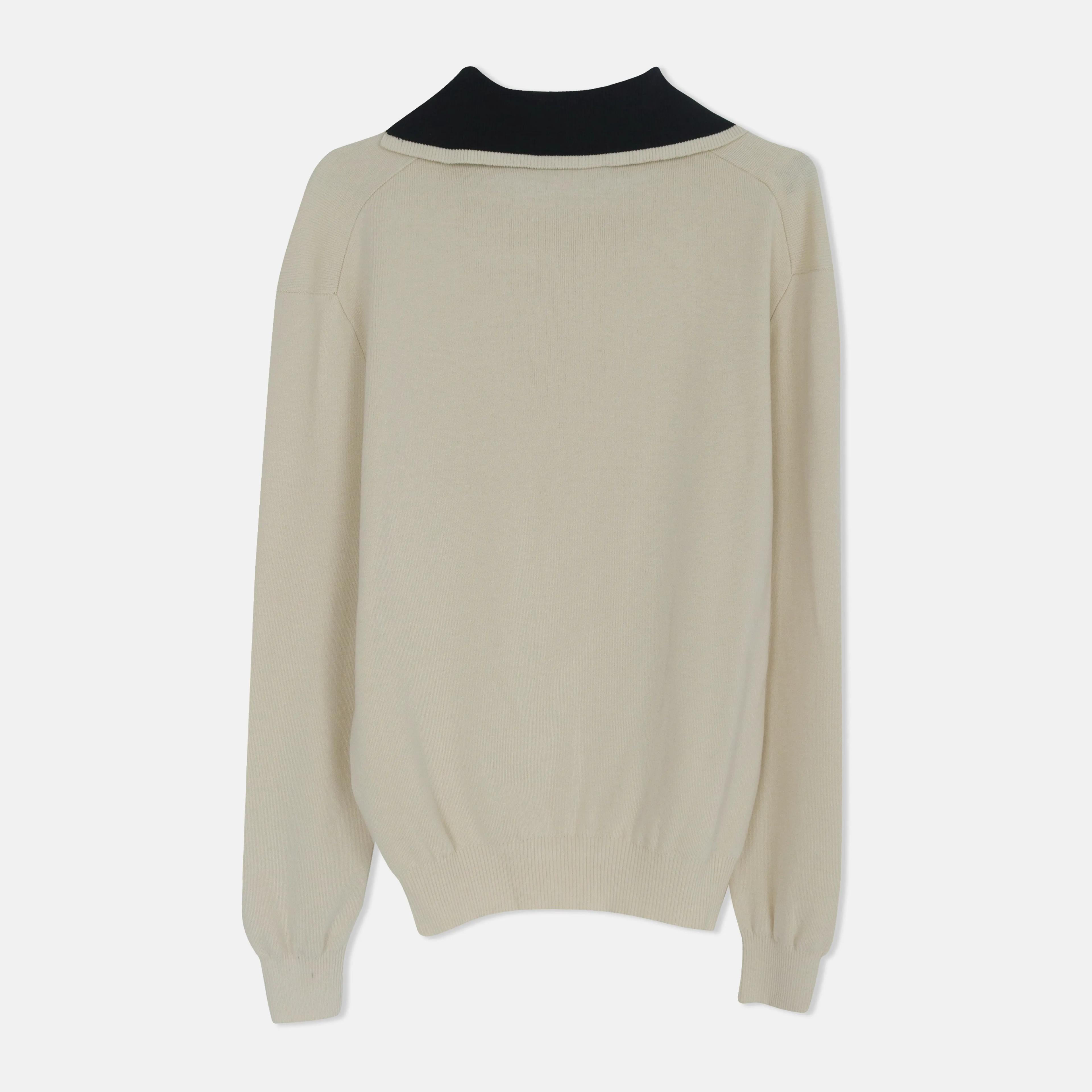 سترة بياقة عالية وياقة متباينة Thumbnail 3