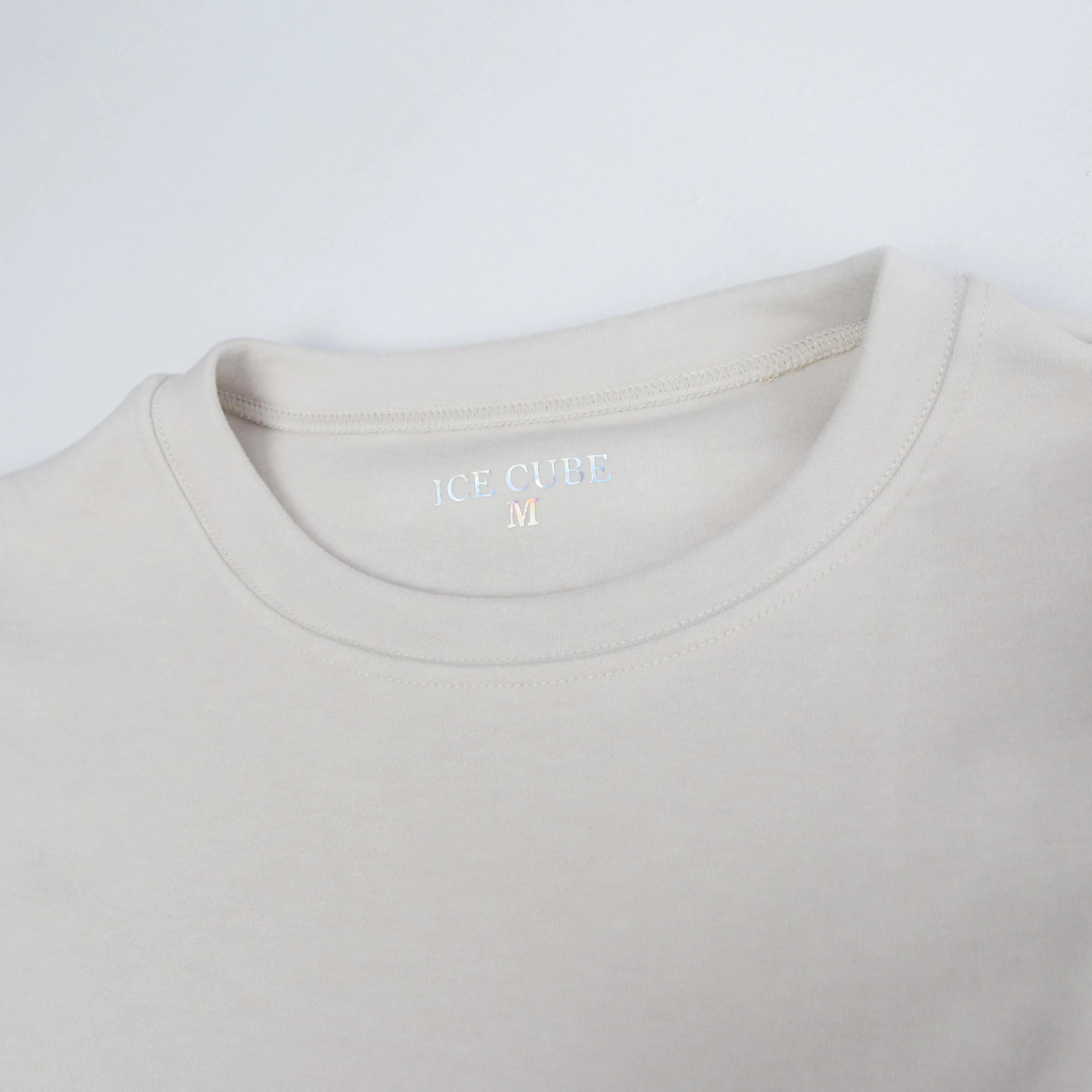 Women's Crew Neck Viscose Blend Tee Thumbnail 2