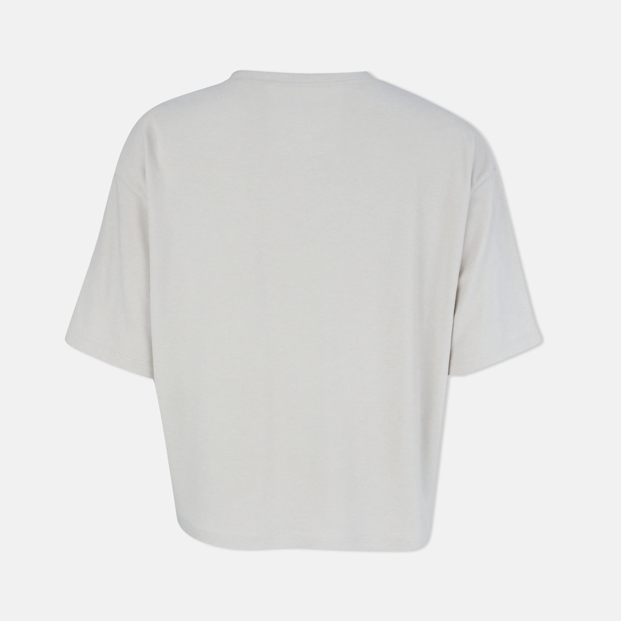 Women's Crew Neck Viscose Blend Tee media preview 3