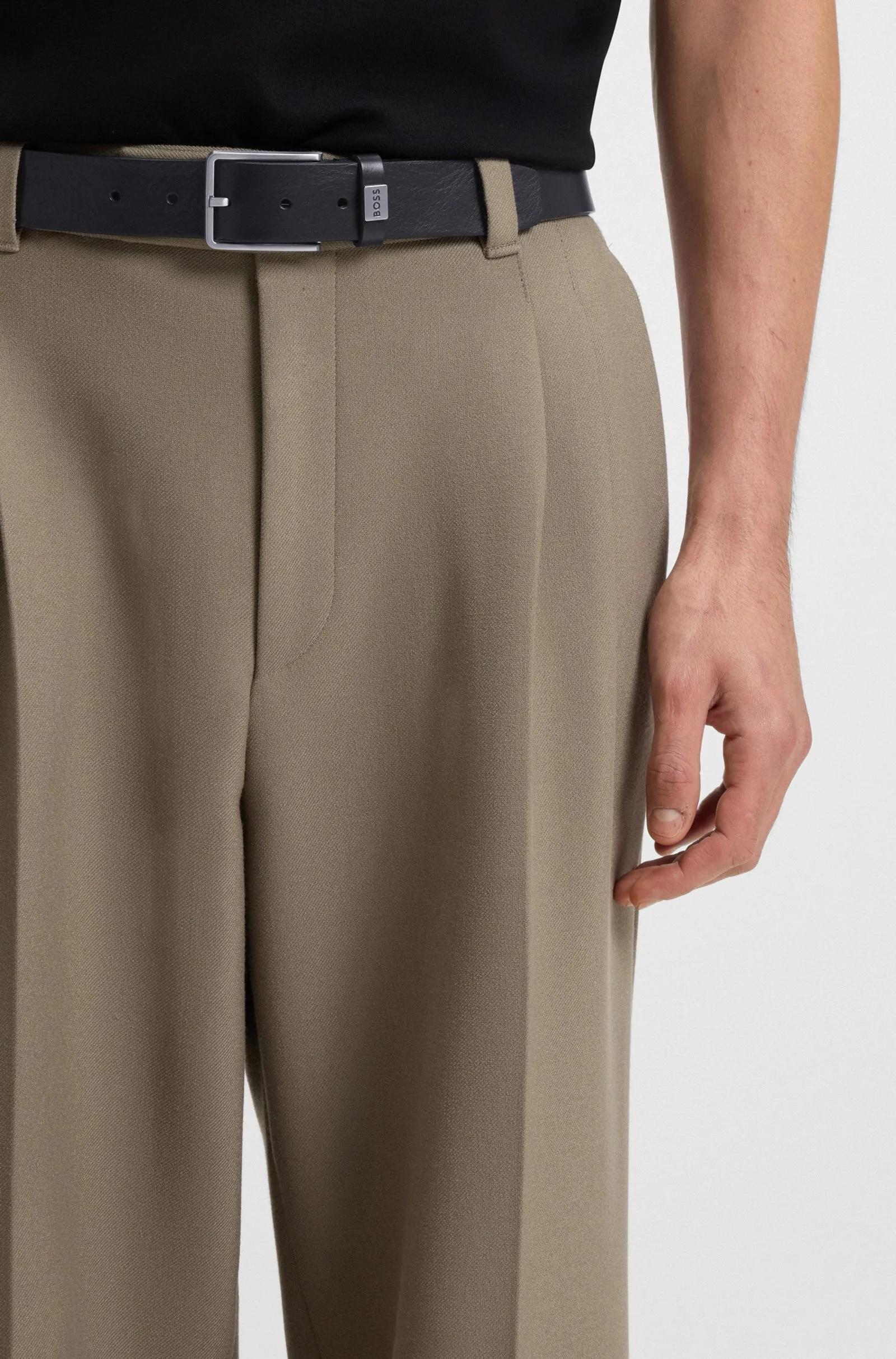 Men's belt featuring an elegant design made of genuine leather media preview 2