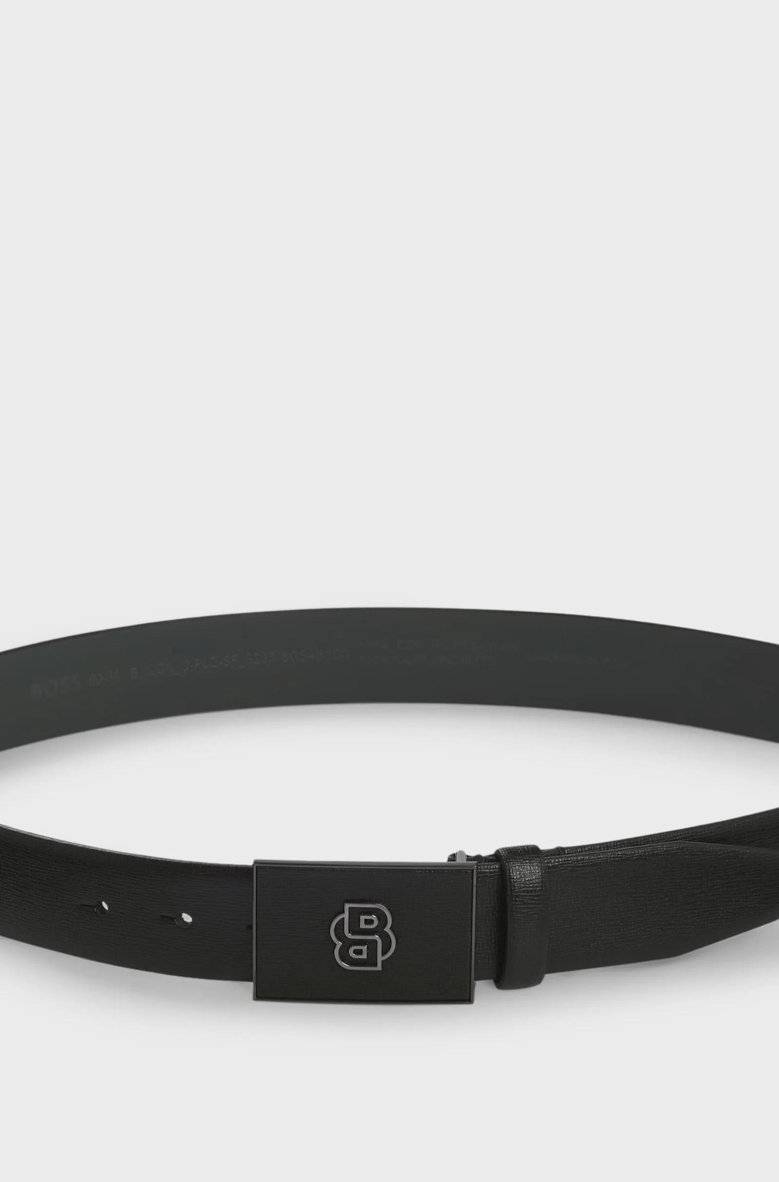 Men's belt featuring a metal buckle for a modern touch media preview 4