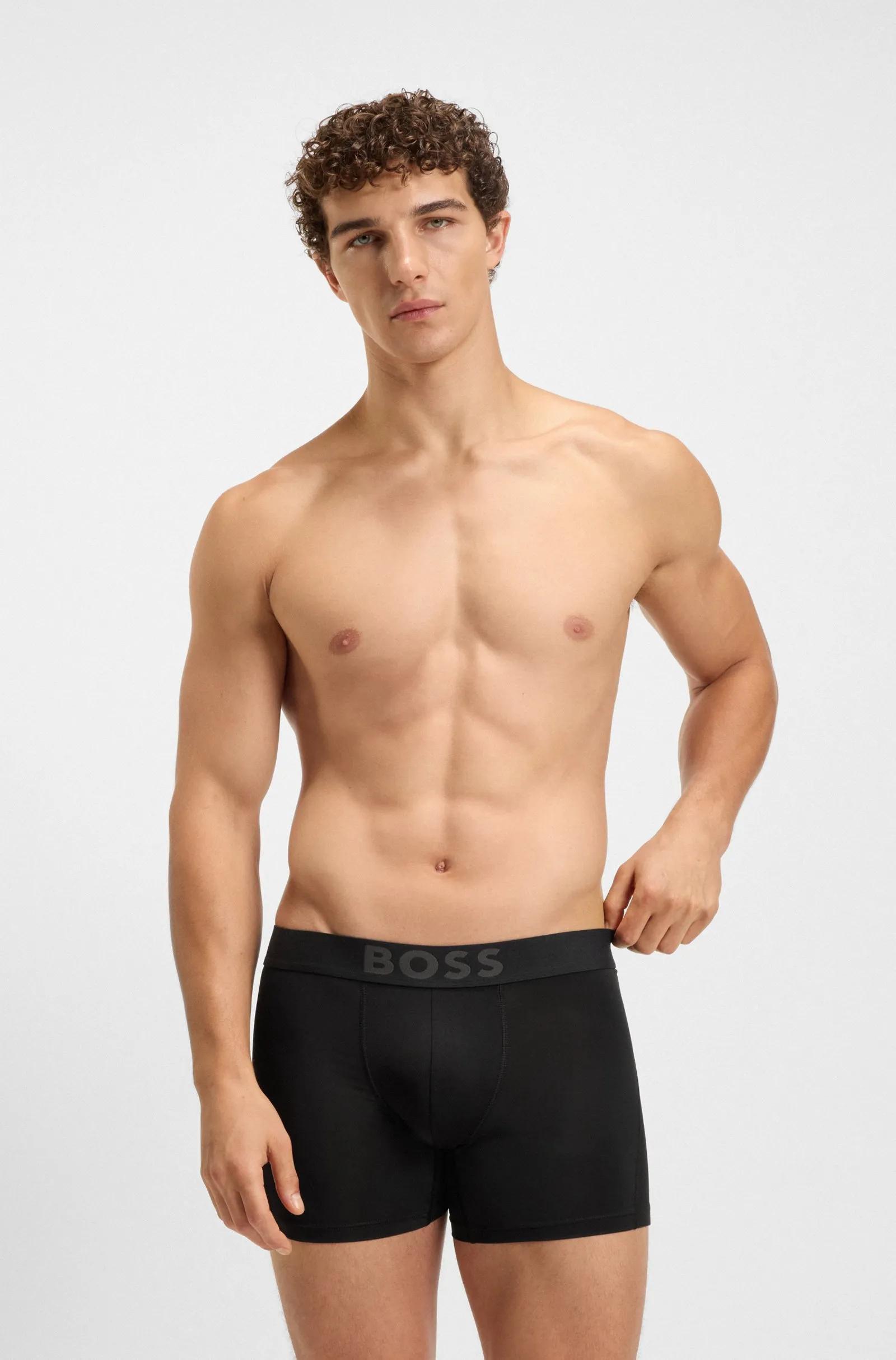 طقم بوكسر رجالي بتصميم رياضي alternative product image