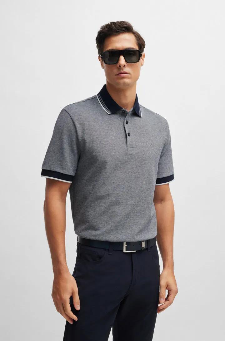 Men's polo, soft cotton blend for comfort Thumbnail 1