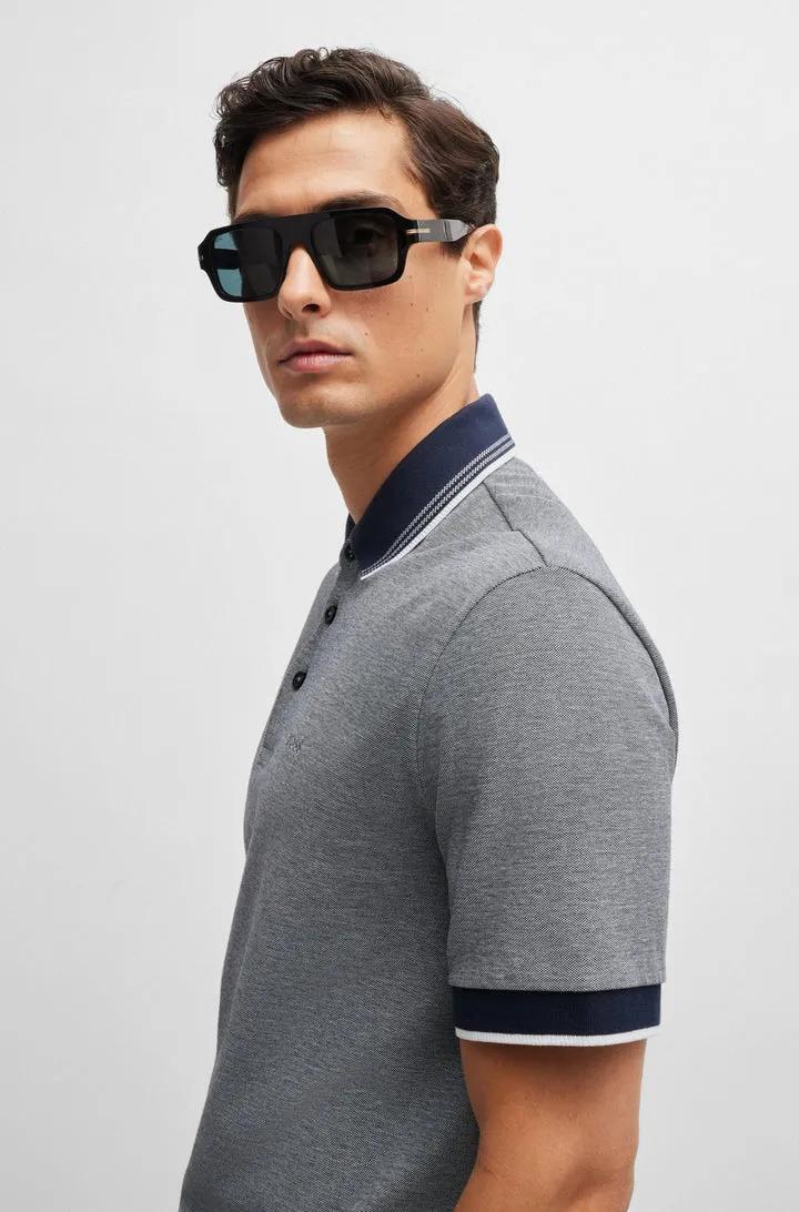 Men's polo, soft cotton blend for comfort Thumbnail 2