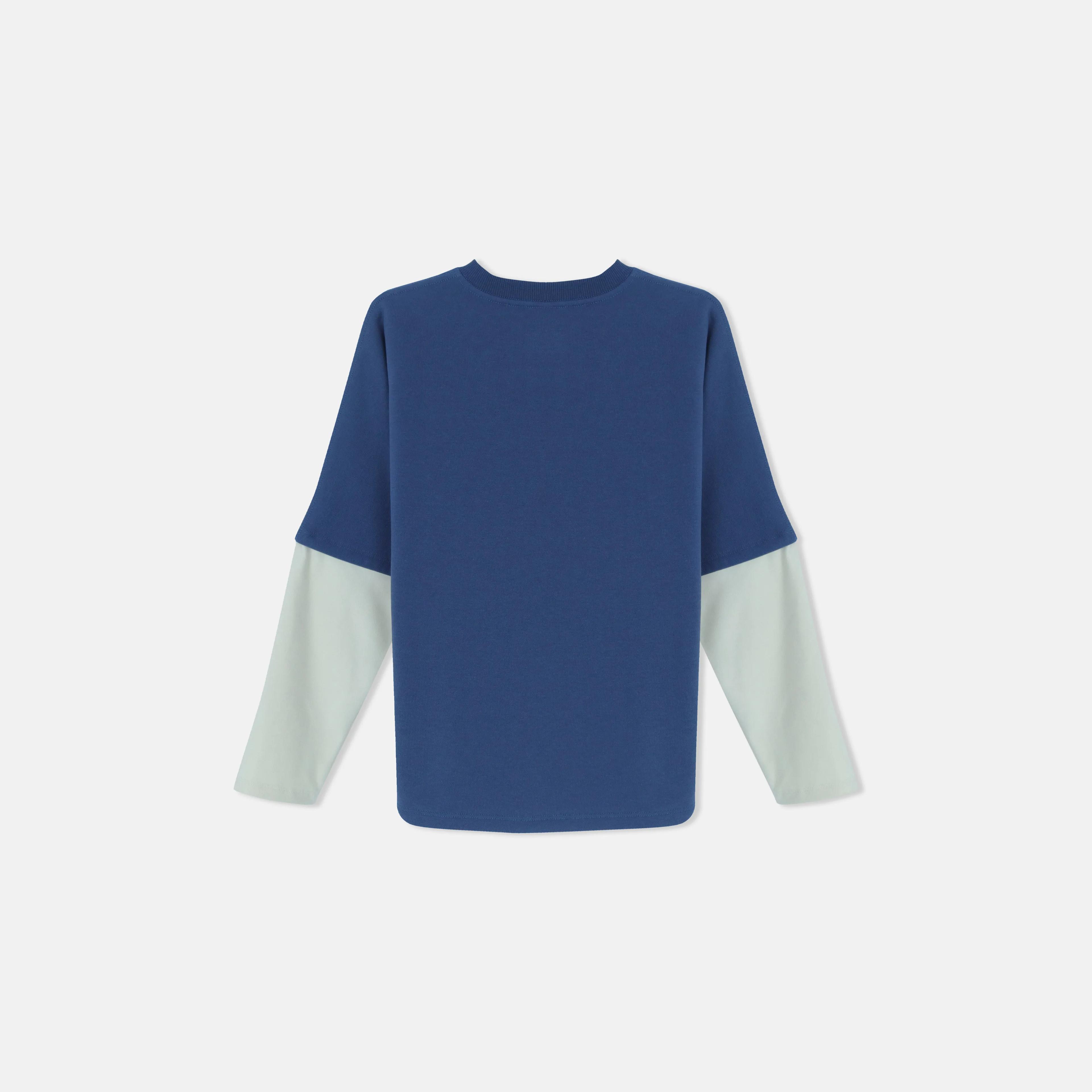 تي شيرت متعدد الطبقات بلونين للأولاد Thumbnail 3