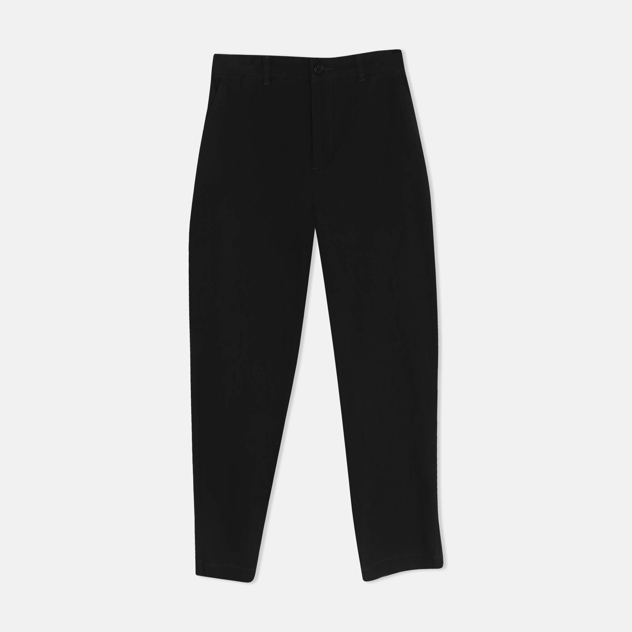 Men's Flat-Front Cotton Pants media preview 1