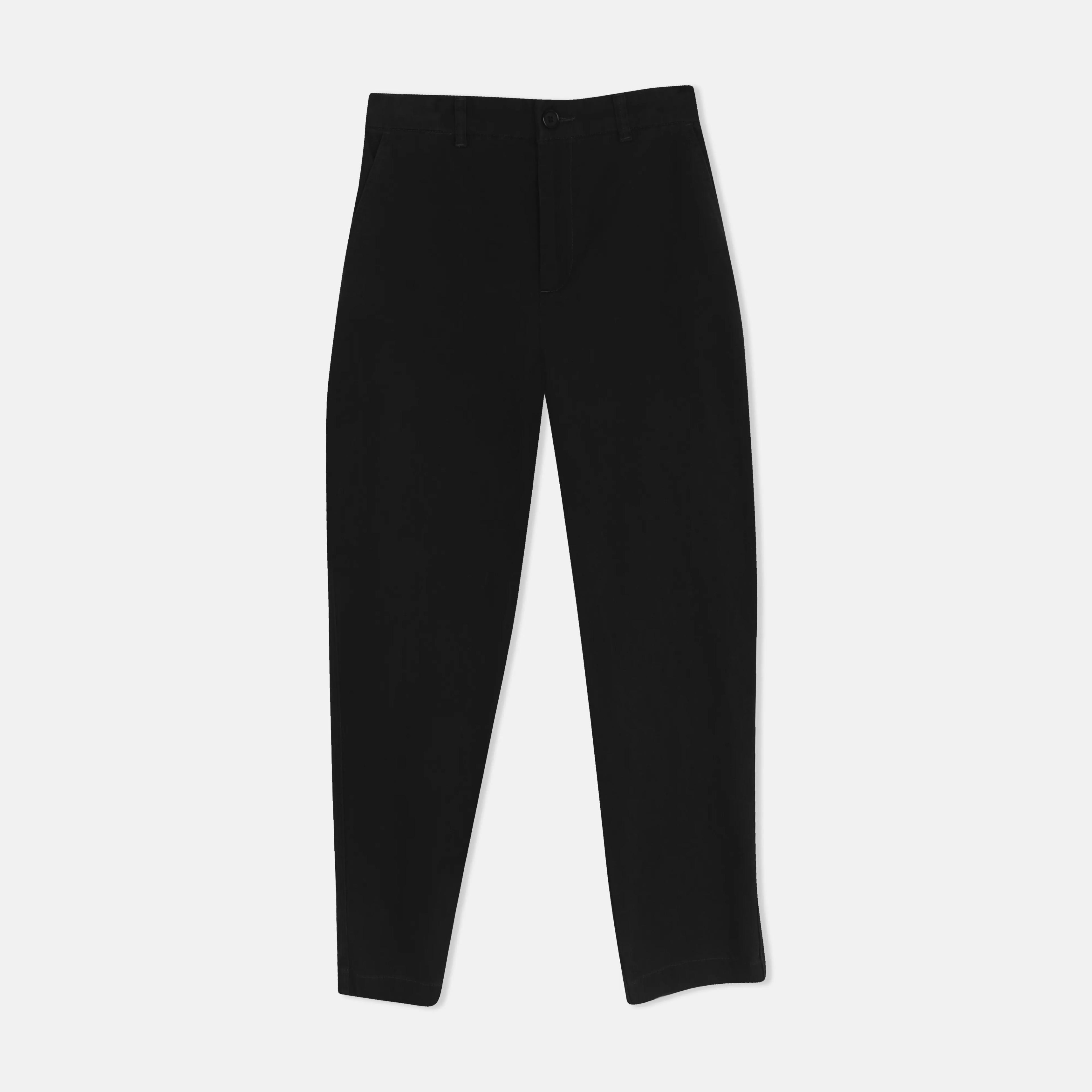 Men's Flat-Front Cotton Pants Thumbnail 1