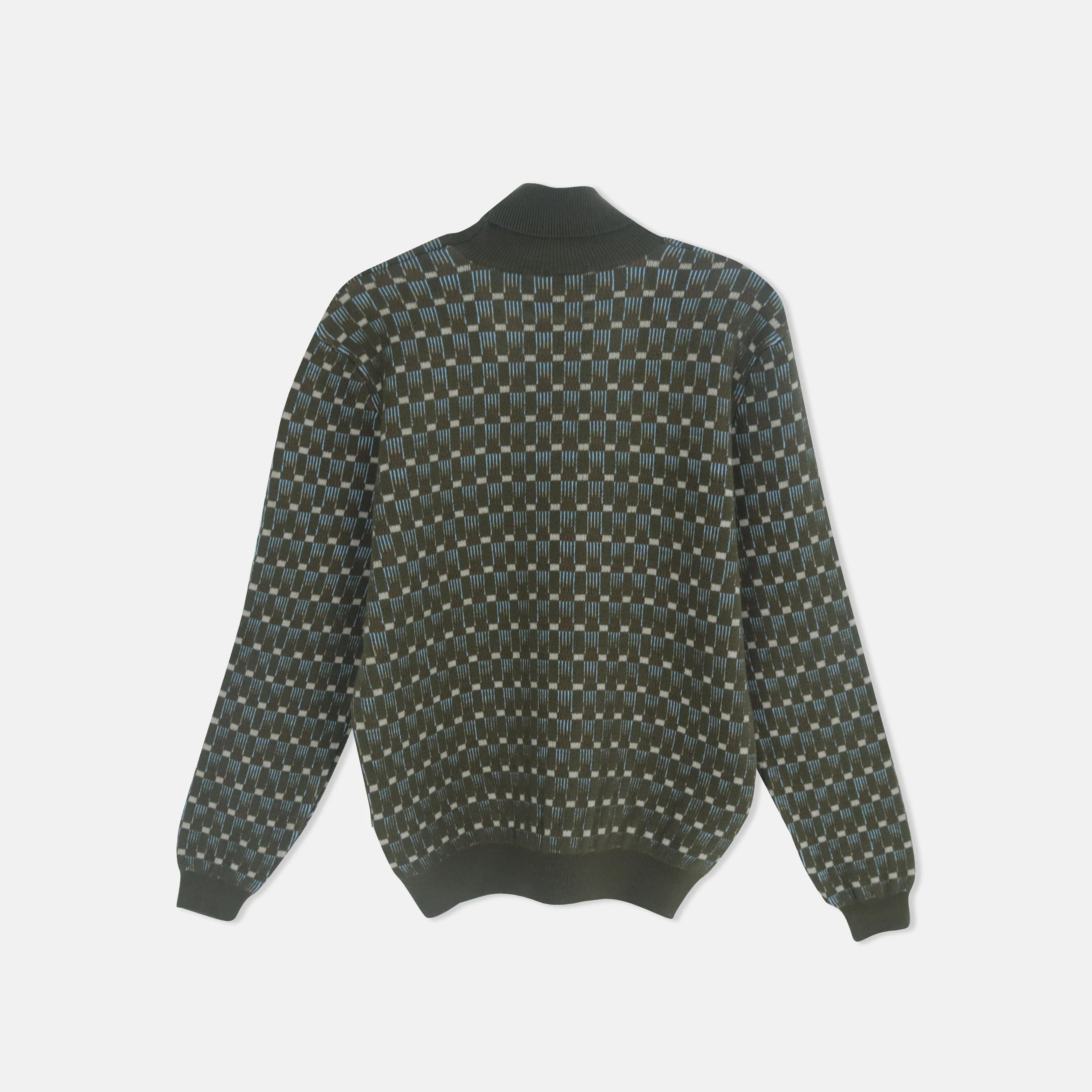 كنزة رجالية برقبة عالية بنمط مميز Thumbnail 3