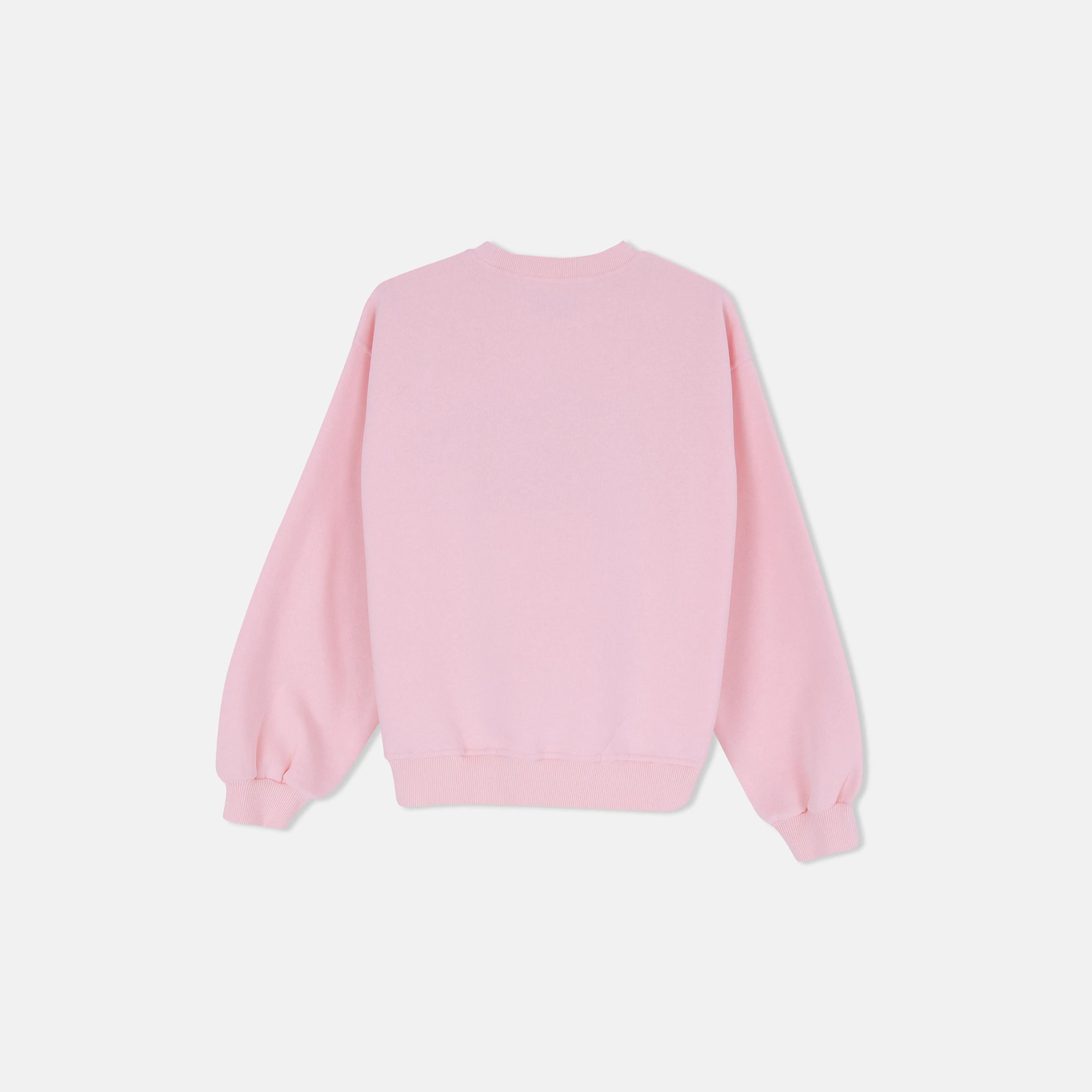 سترة من مزيج القطن باللون الوردي "إصدار لطيف" مع تفاصيل فيونكة Thumbnail 4