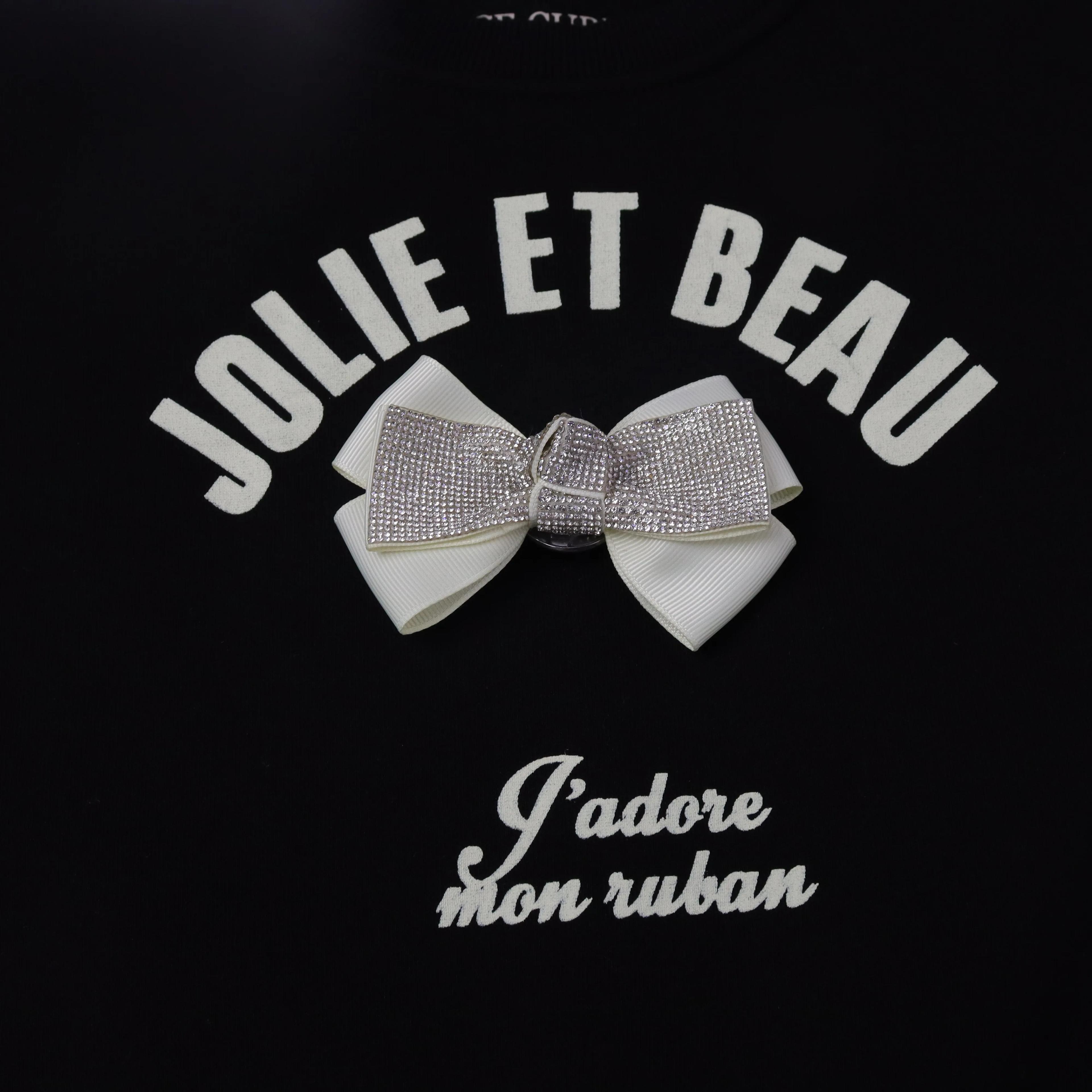 سترة "جولي وبو" الجرافيكية للبنات Thumbnail 3