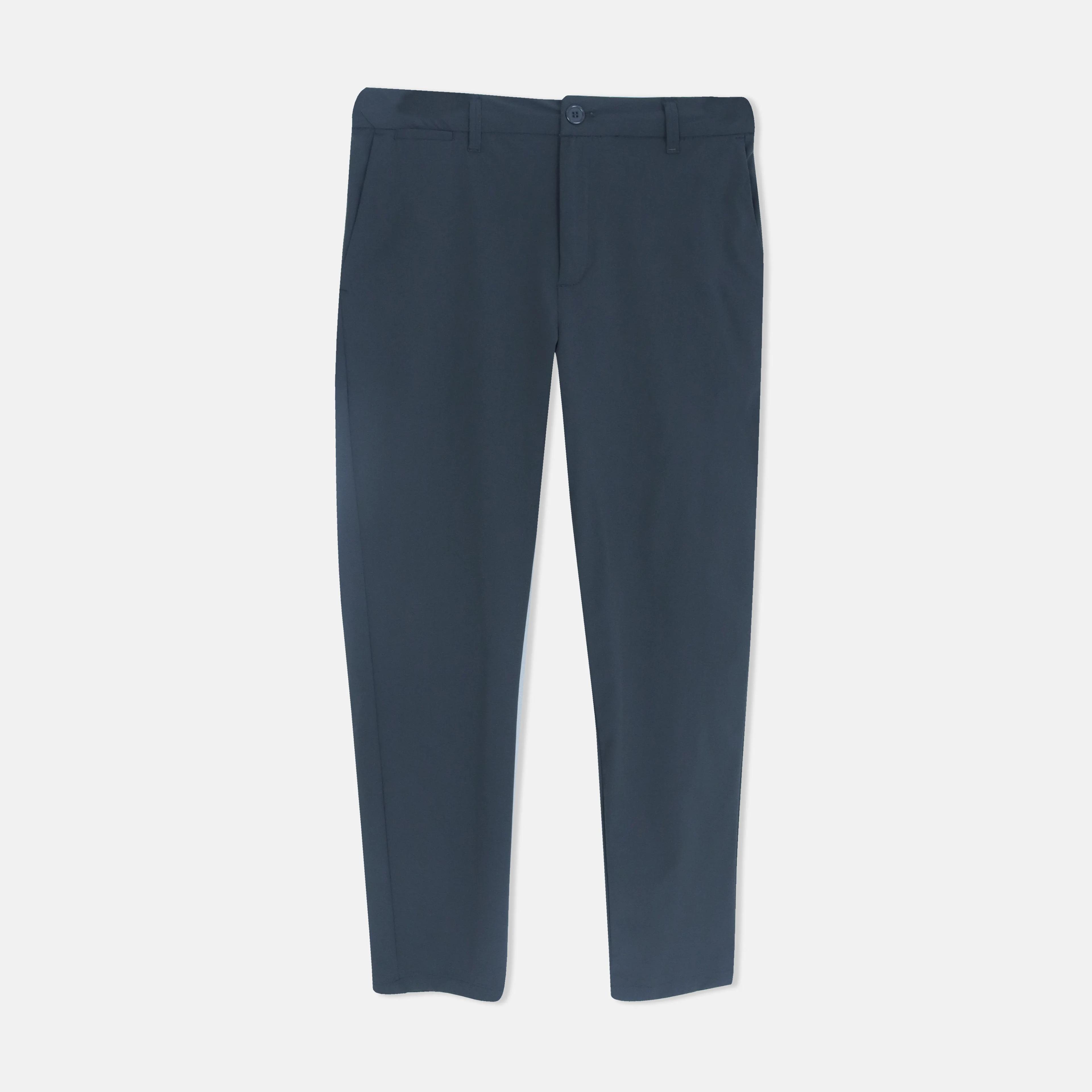Men's Slim-Fit Casual Trousers Thumbnail 1