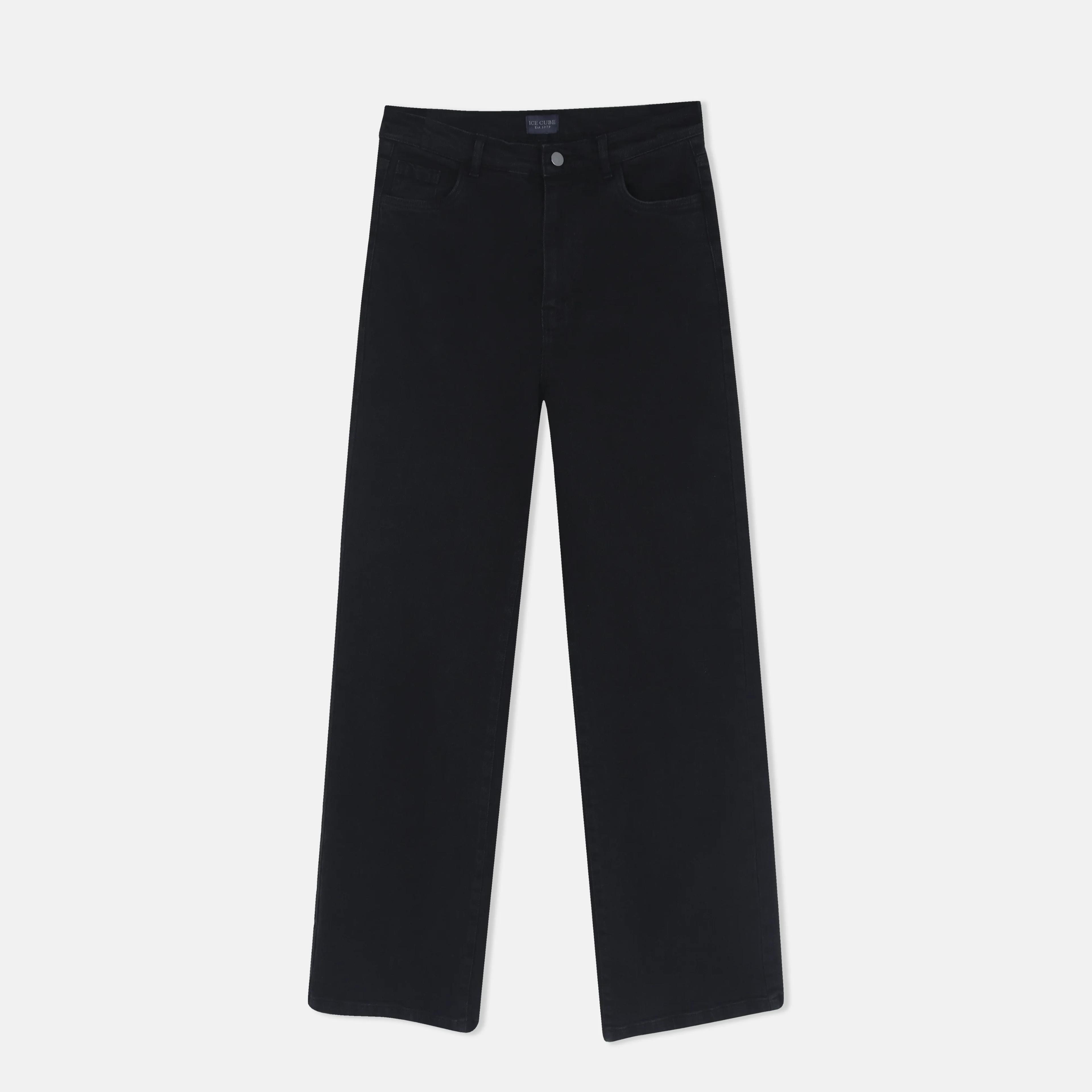 Women's High-Waisted Wide-Leg Denim Thumbnail 1