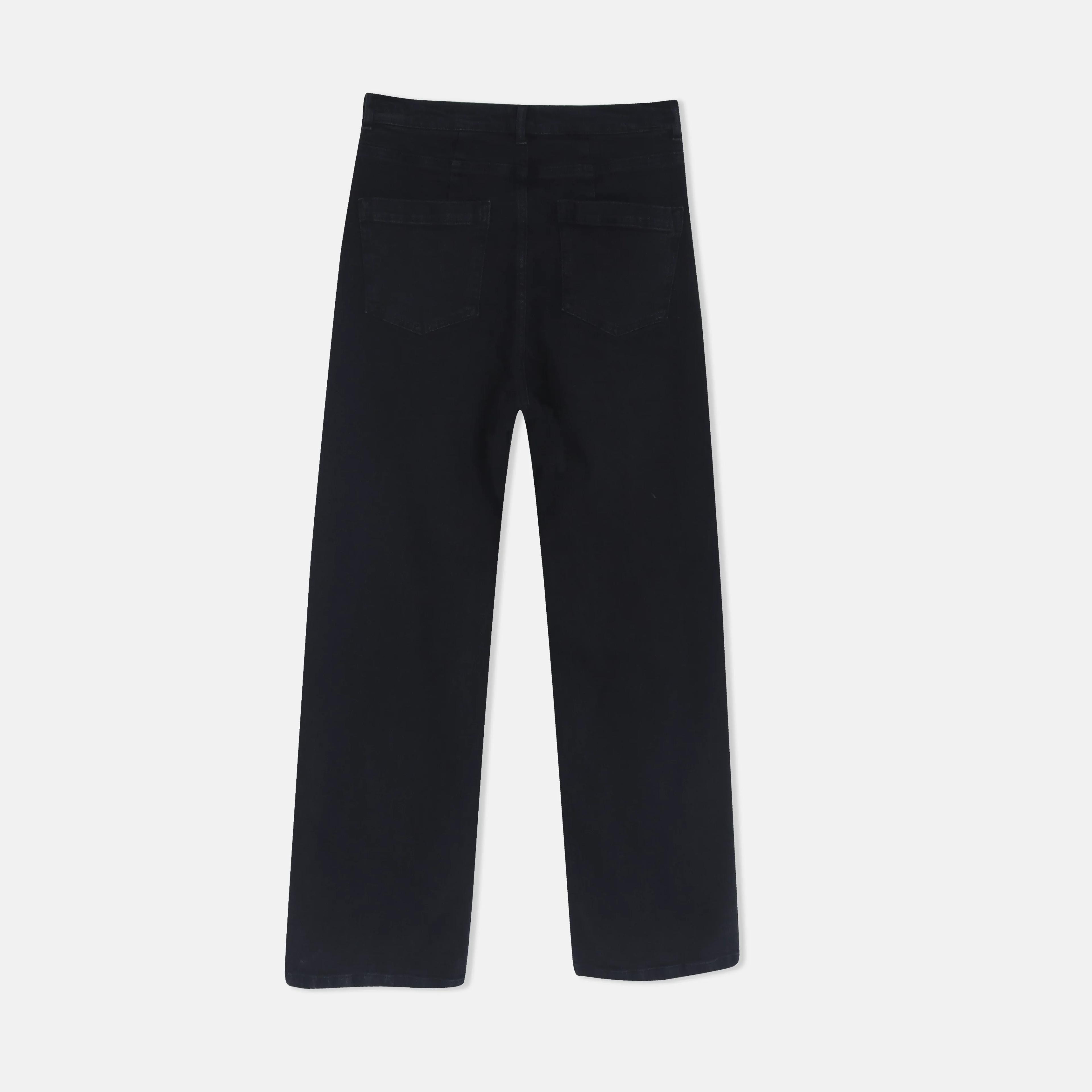 Women's High-Waisted Wide-Leg Denim Thumbnail 3