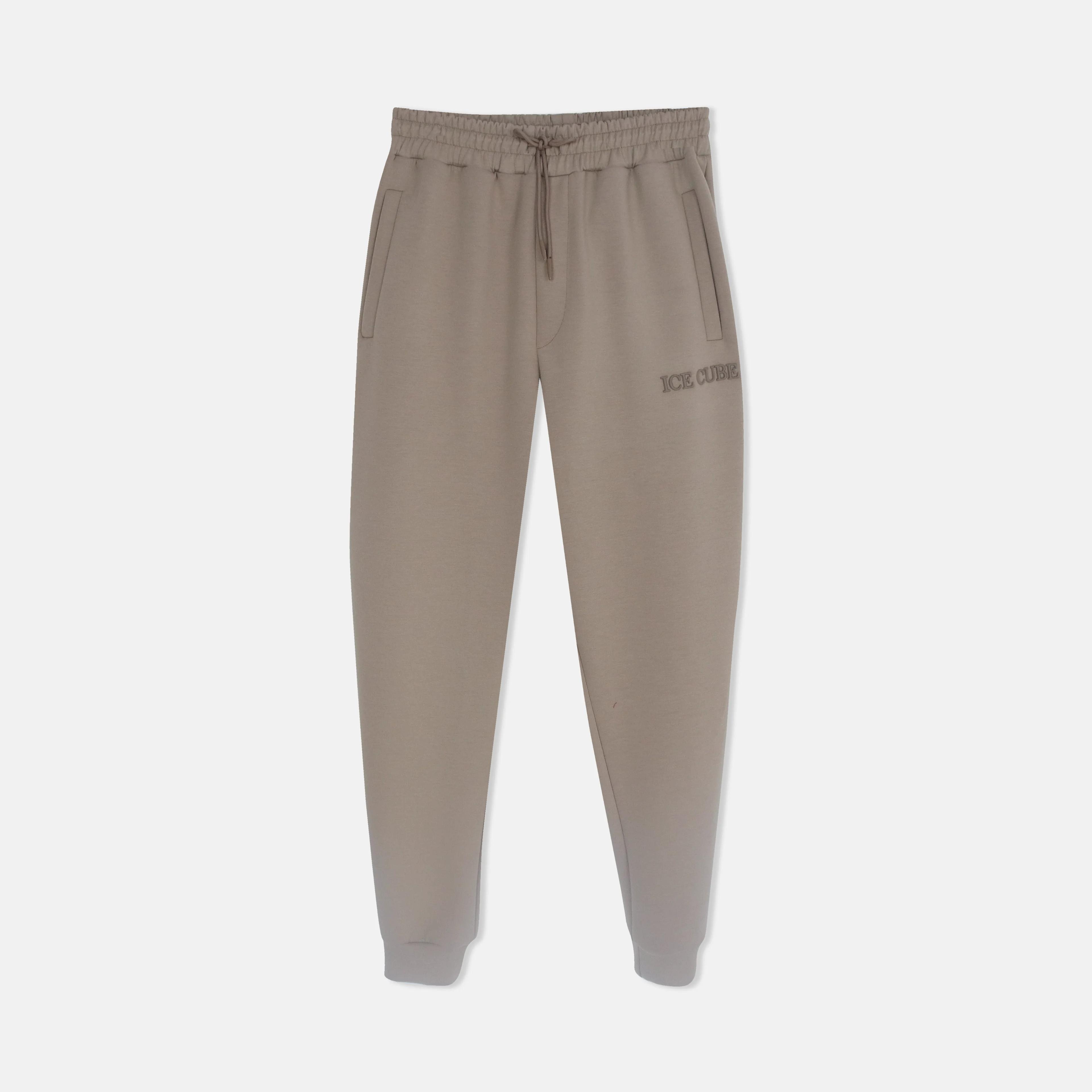 Men's Tapered Cuffed Joggers with Drawstring Thumbnail 1